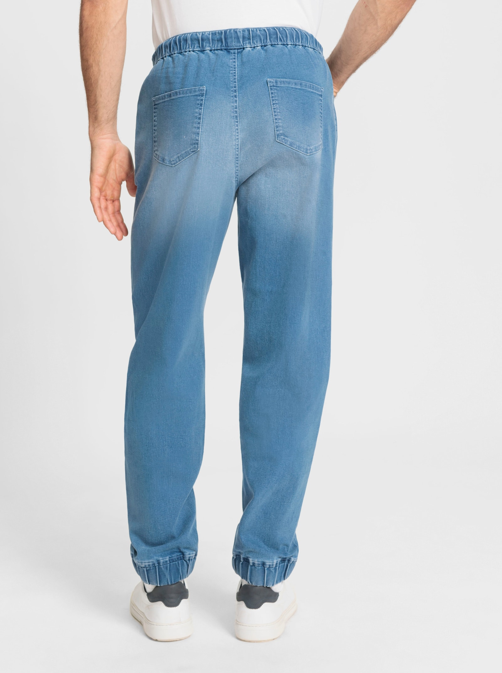 Catamaran Schlupfjeans im Doppelpack - blue-bleached + black denim