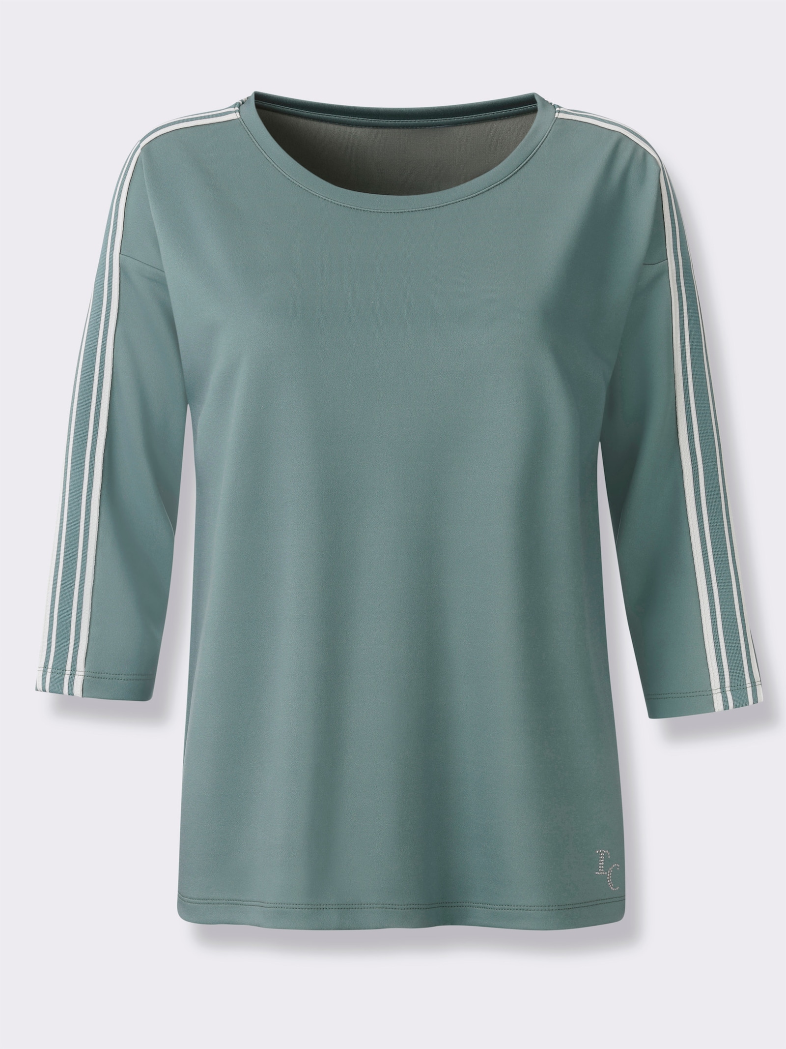 heine Sweatshirt mit Modal - jade