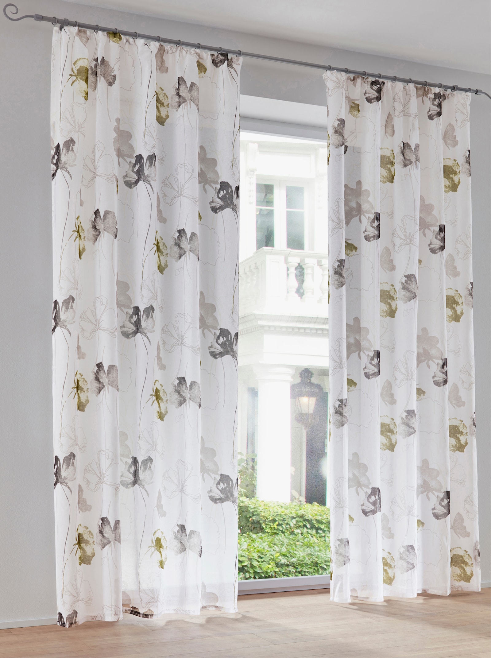 heine home Rideaux - blanc-vert