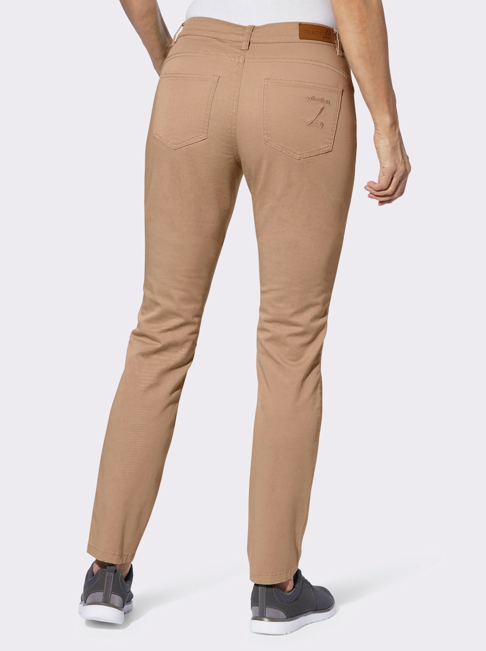 5-Pocket-Hose in Baumwoll-Stretch-Qualität - camel