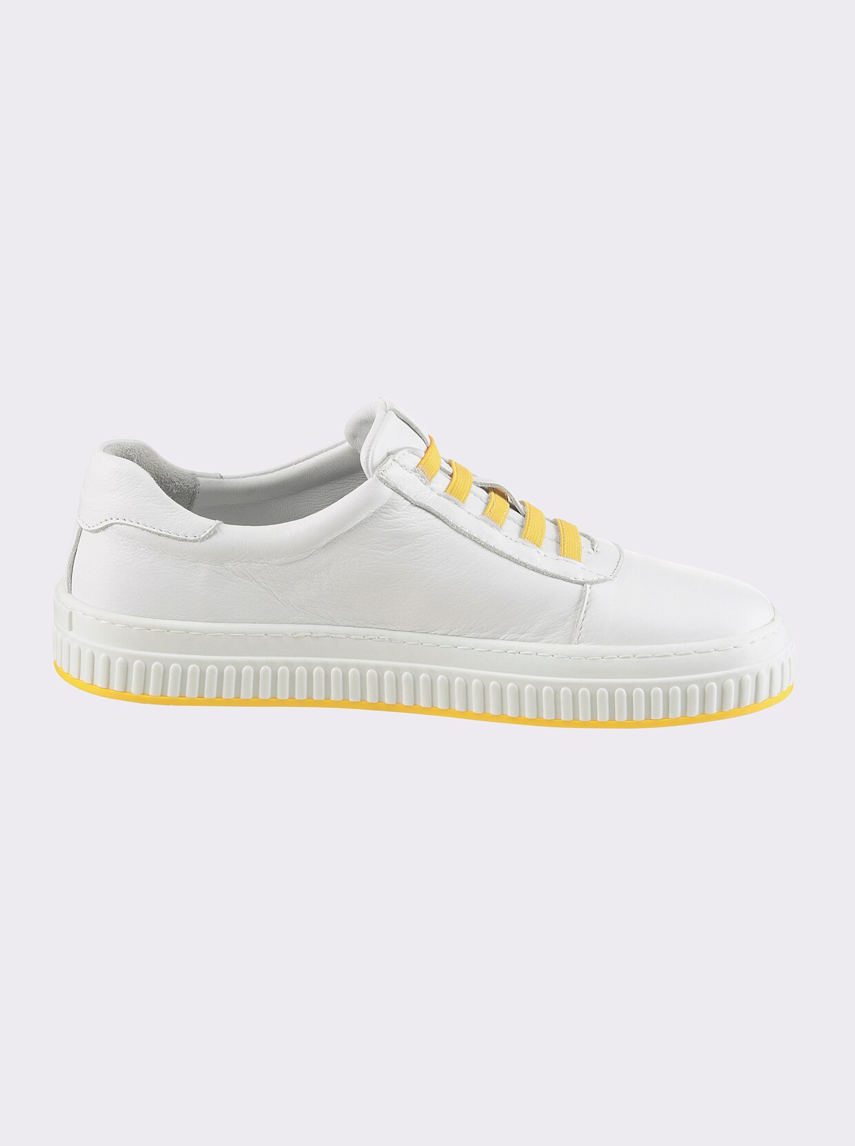 Andrea Conti Sneaker - weiß-gelb