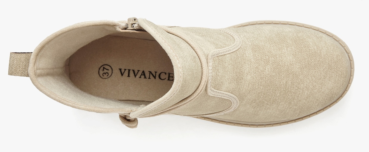 Vivance Laarsje - beige