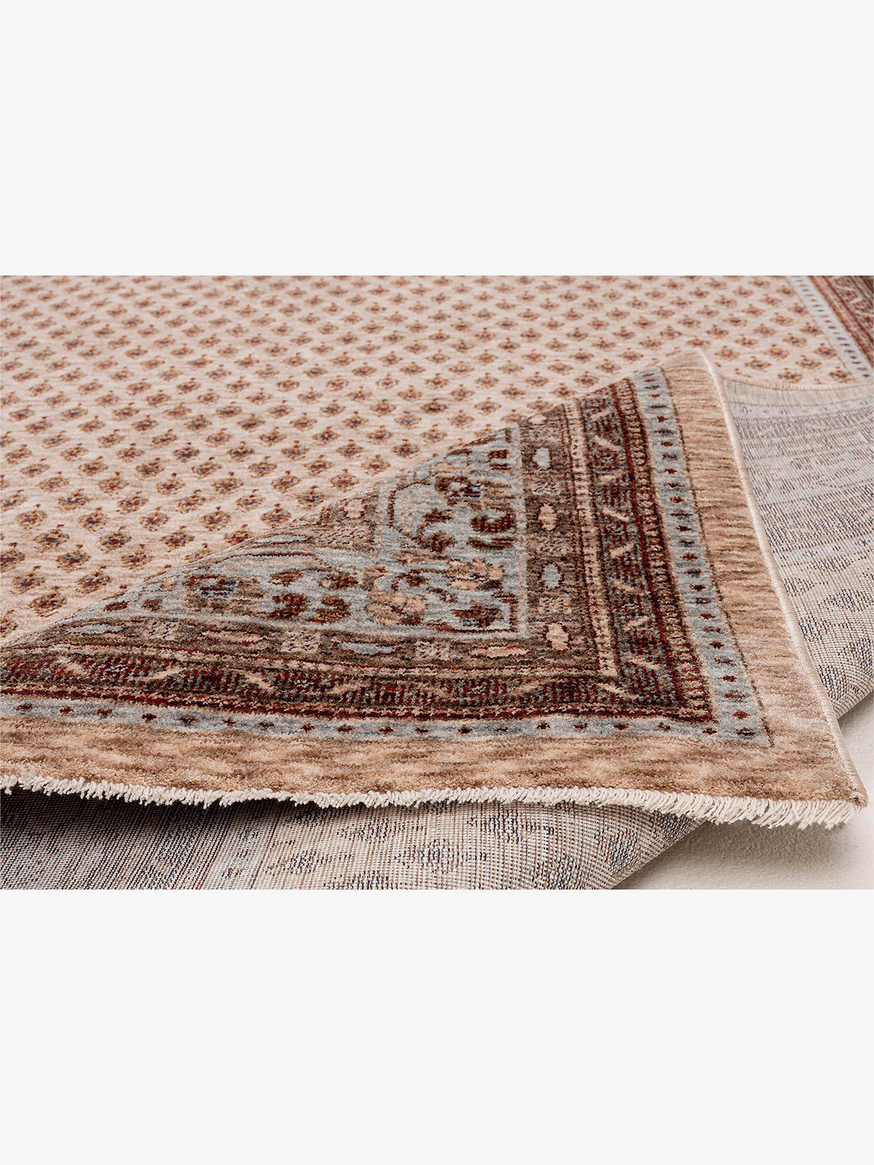 Theko Teppich - beige-gemustert