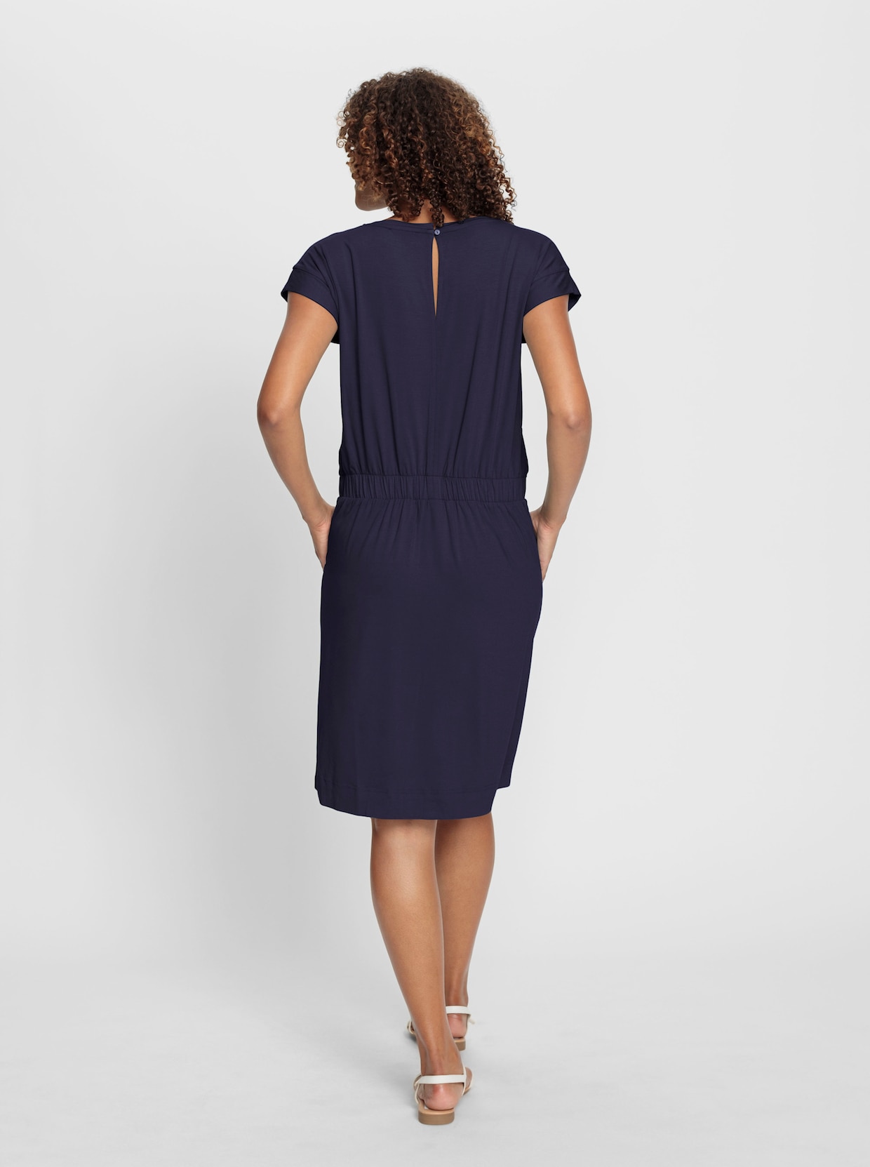 Jersey jurk - marine