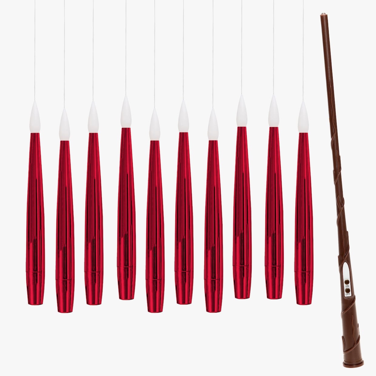 my home LED Dekolicht - chrom rot