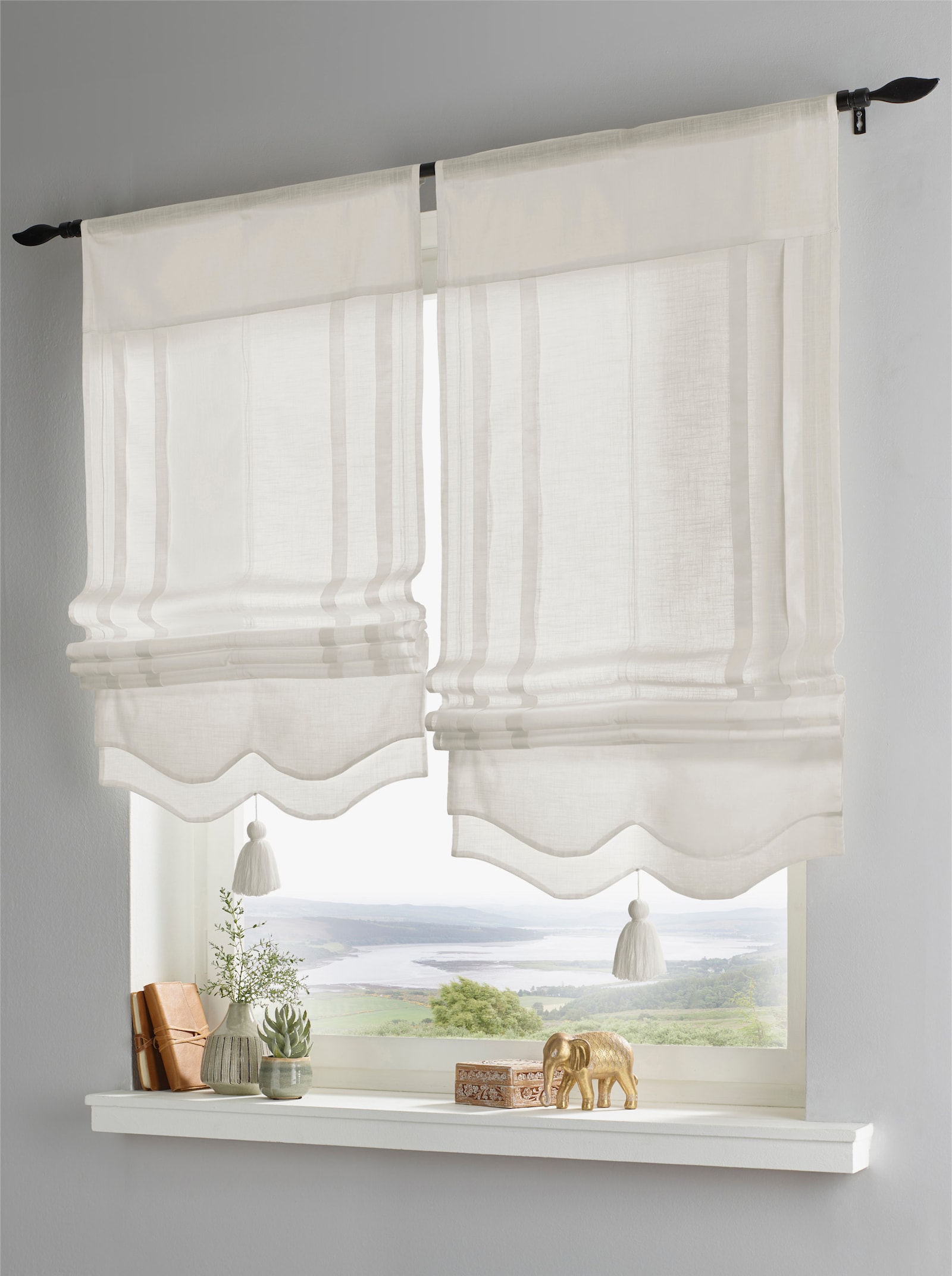 heine home Raffrollo - offwhite