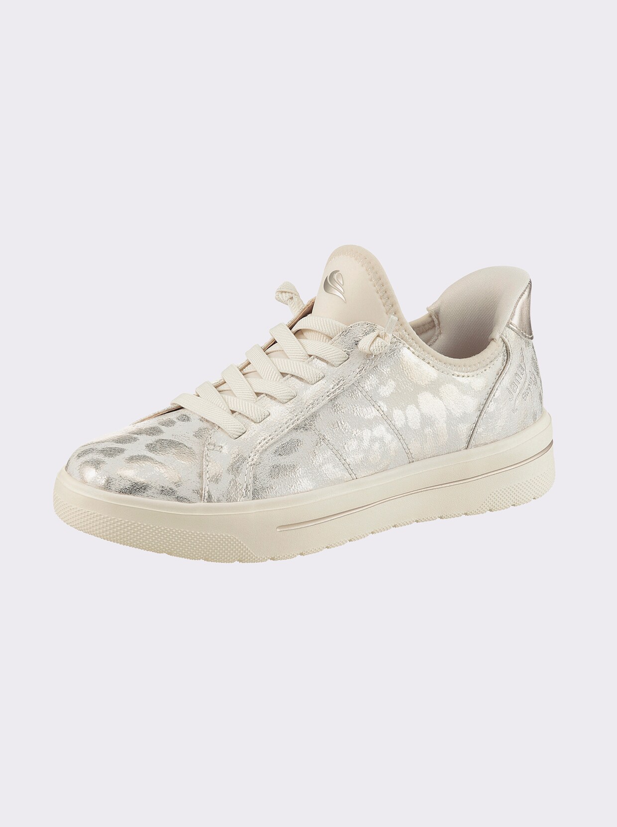 Jana Sneaker - goldfarben-gemustert