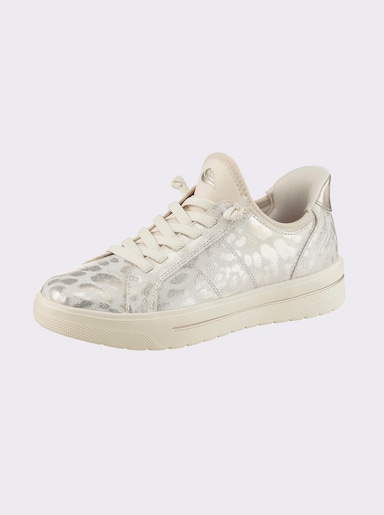 Jana Sneaker - goldfarben-gemustert