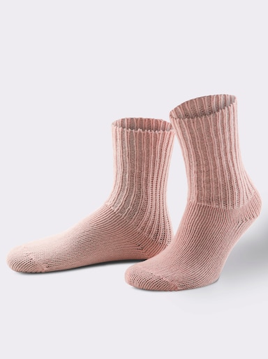 wäschepur Dámske ponožky - svetloružová