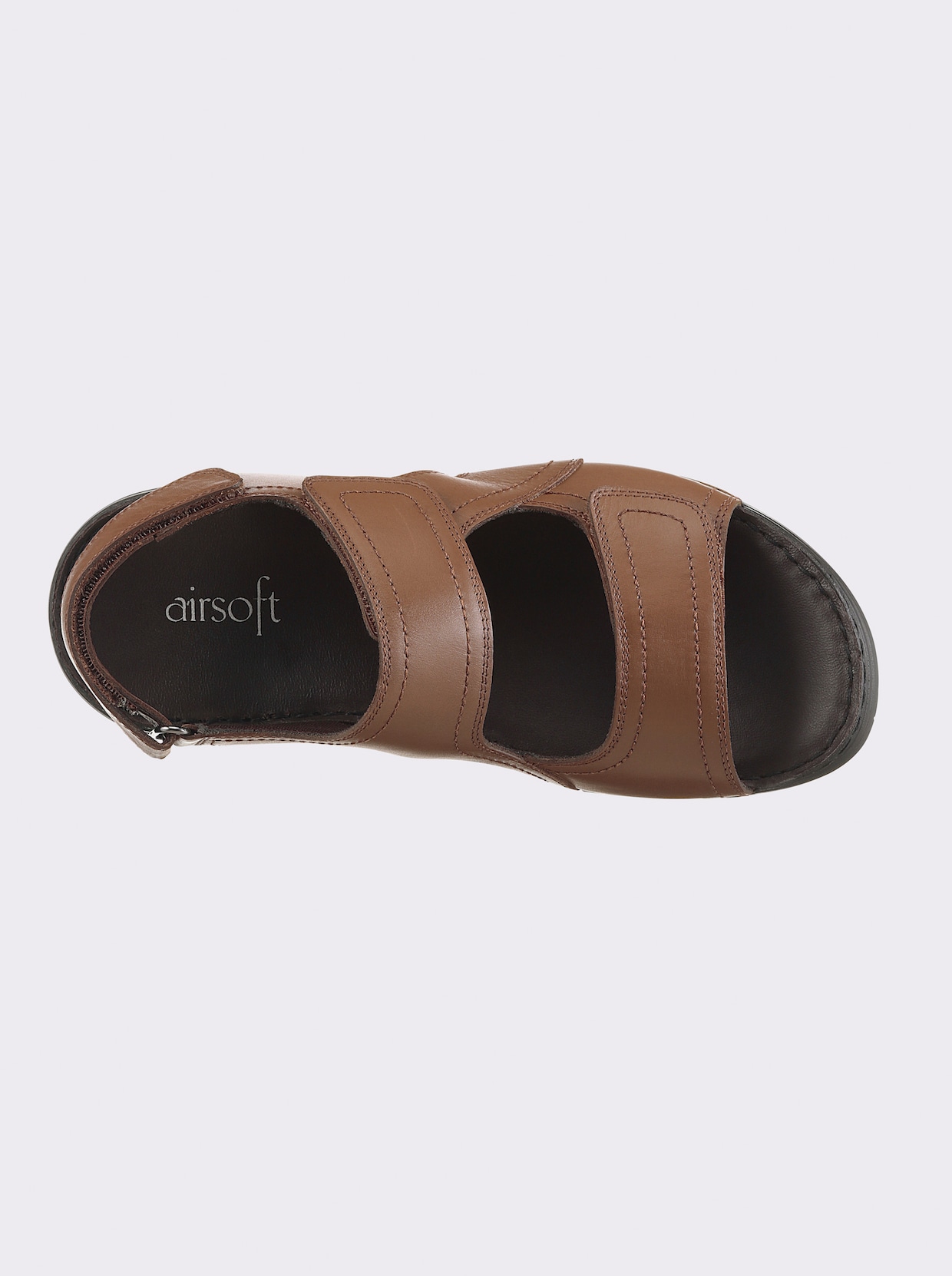 airsoft comfort+ Sandale - cognac
