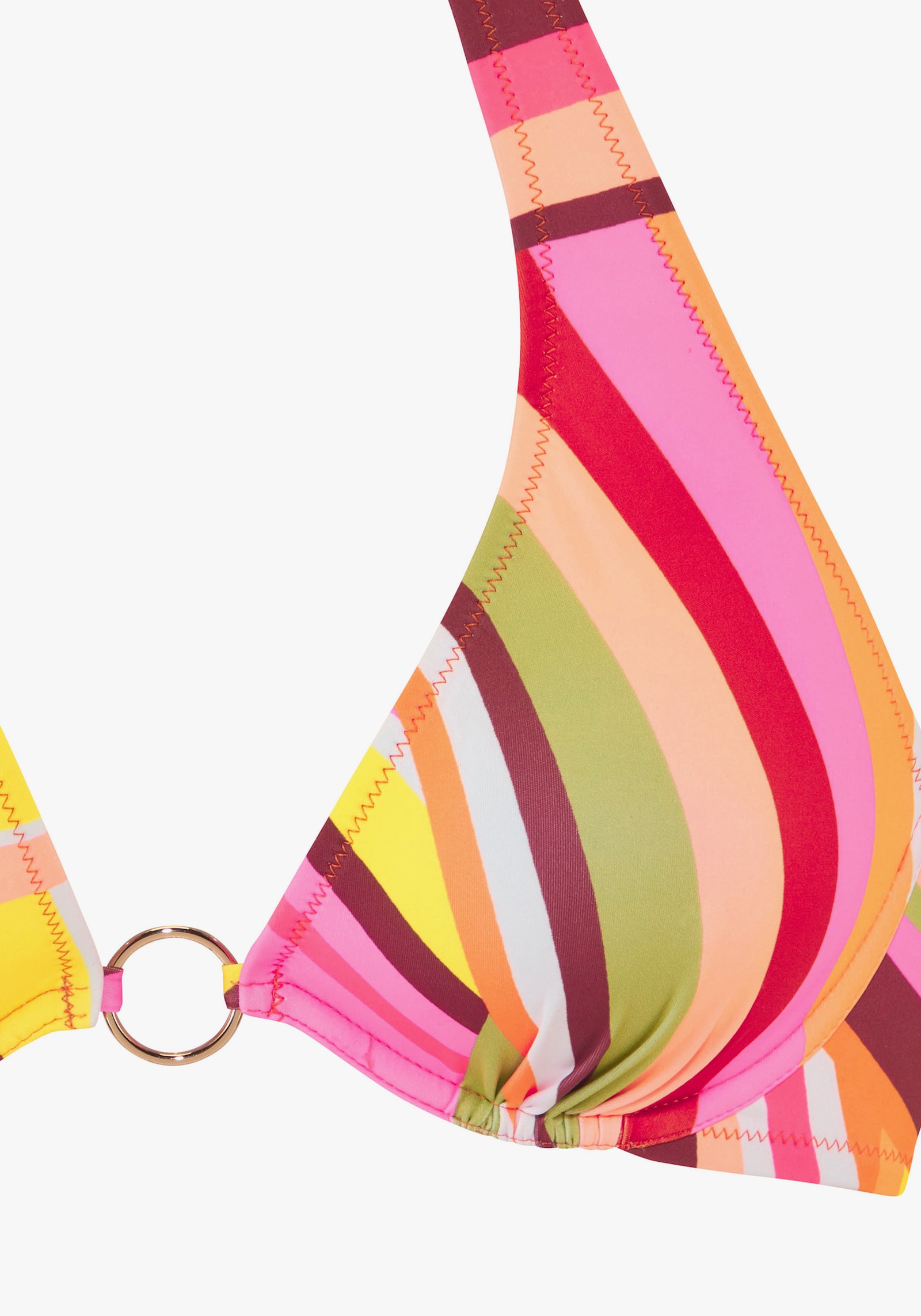 Bruno Banani Bügel-Bikini - orange bedruckt