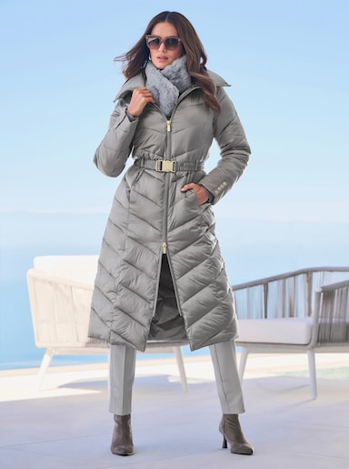 heine Wintermantel in schimmernder Qualität - grau