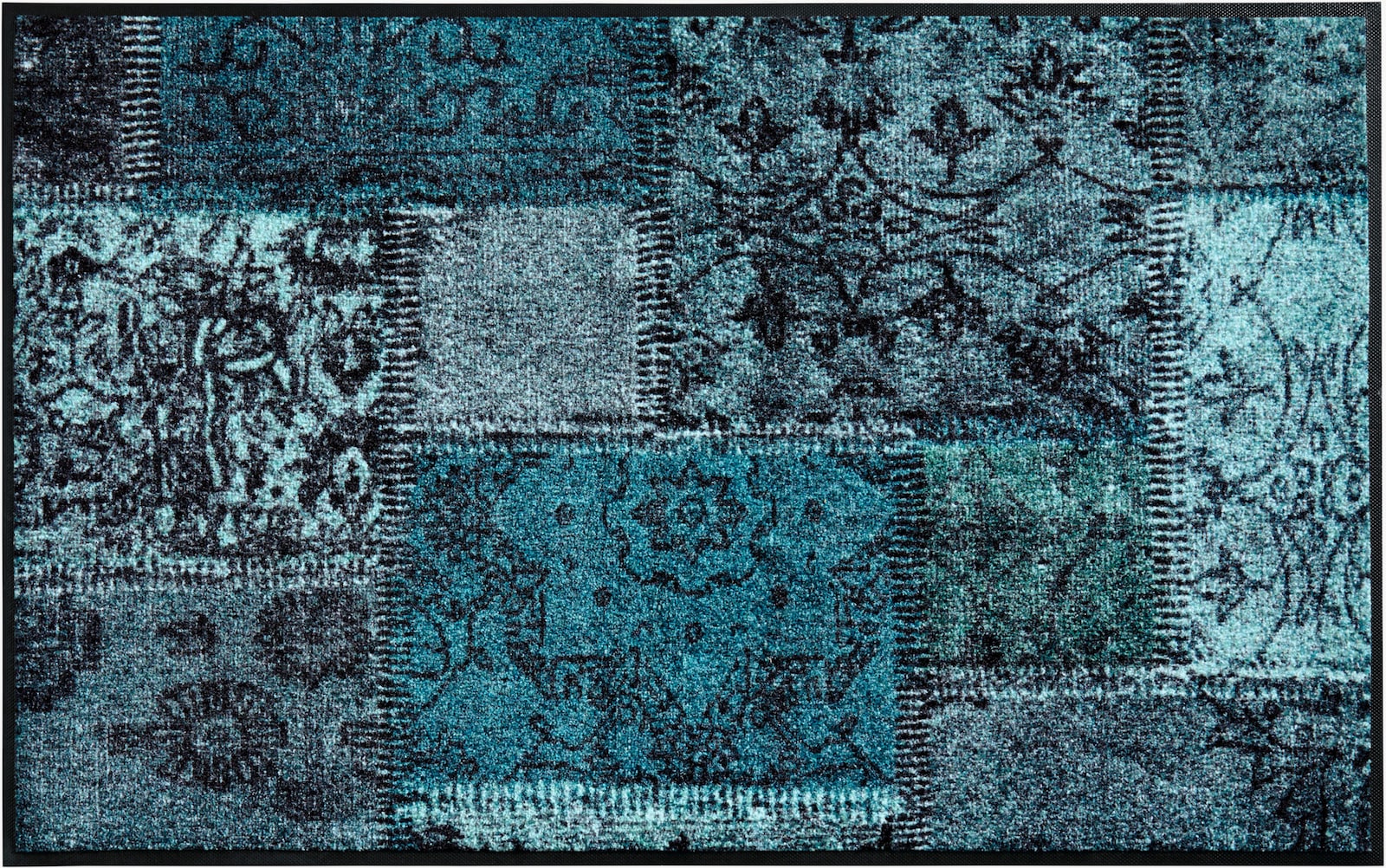 wash+dry by Kleen-Tex Fußmatte - petrol