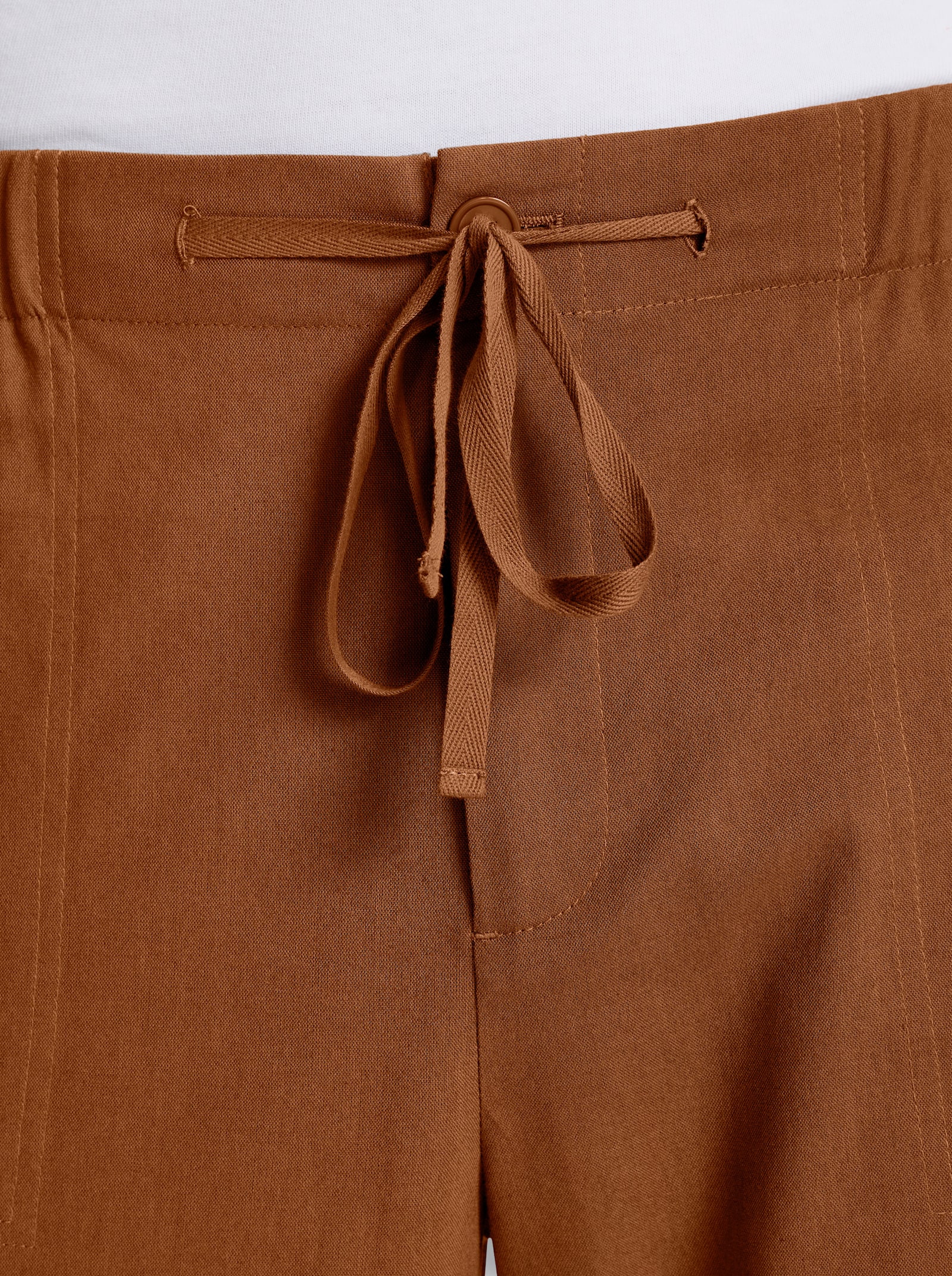 Marco Donati Hose im Baumwoll-Viskose-Mix - cognac