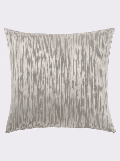 Tischdecke mit Linien-Muster, pflegeleicht - taupe