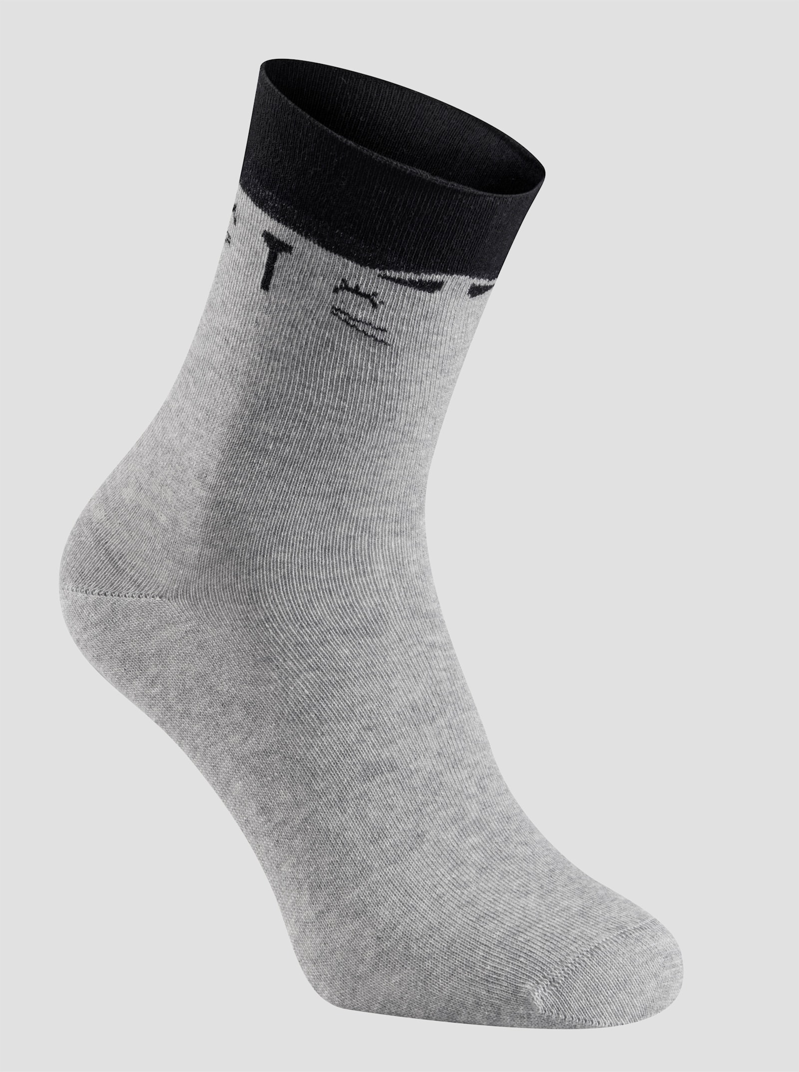 wäschepur Damen-Socken - schwarz + ecru + sand