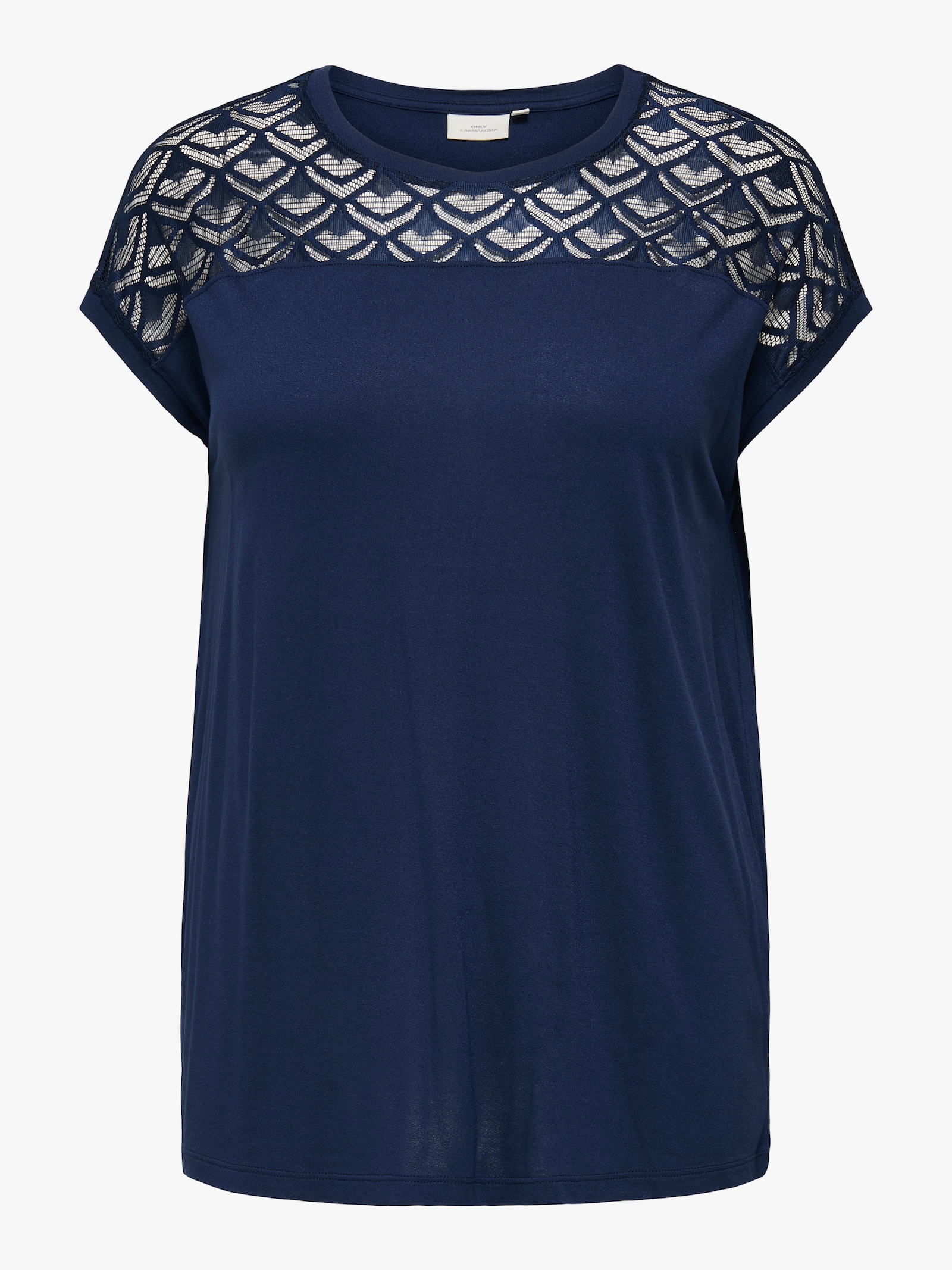 ONLY CARMAKOMA Spitzenshirt - naval academy