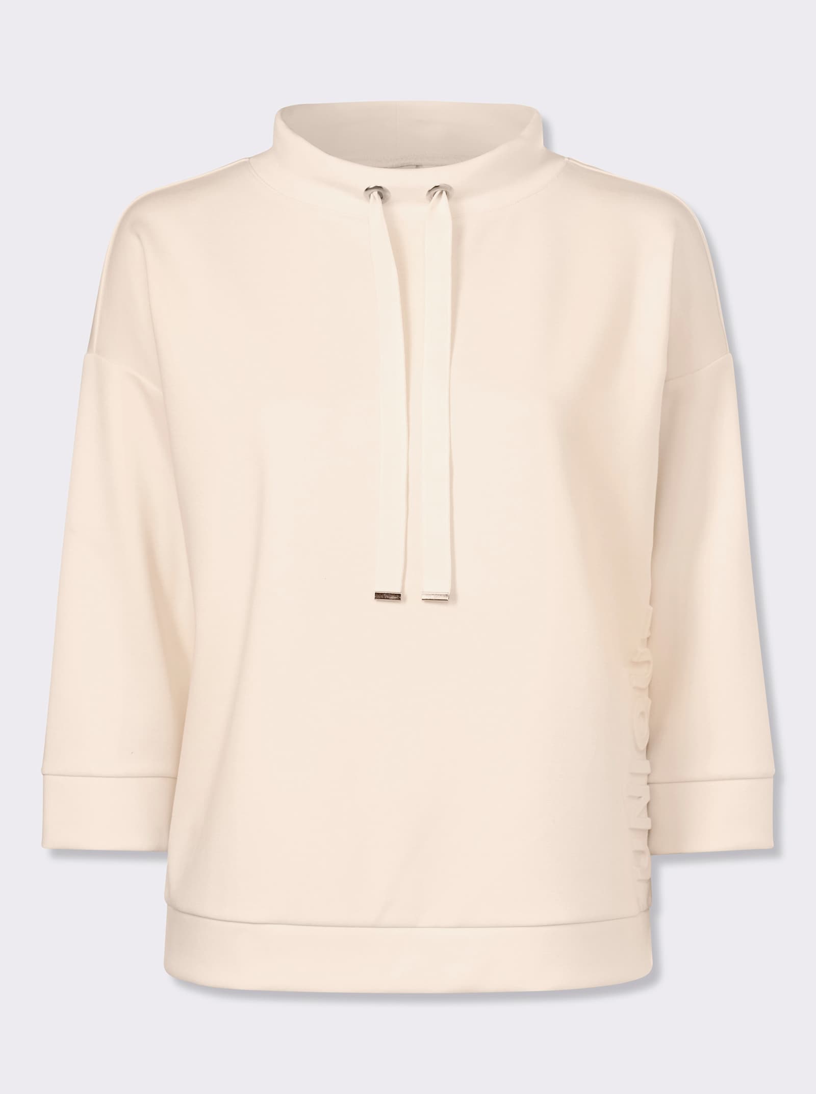 heine Sweatshirt mit halsfernem Stehkragen - champagner