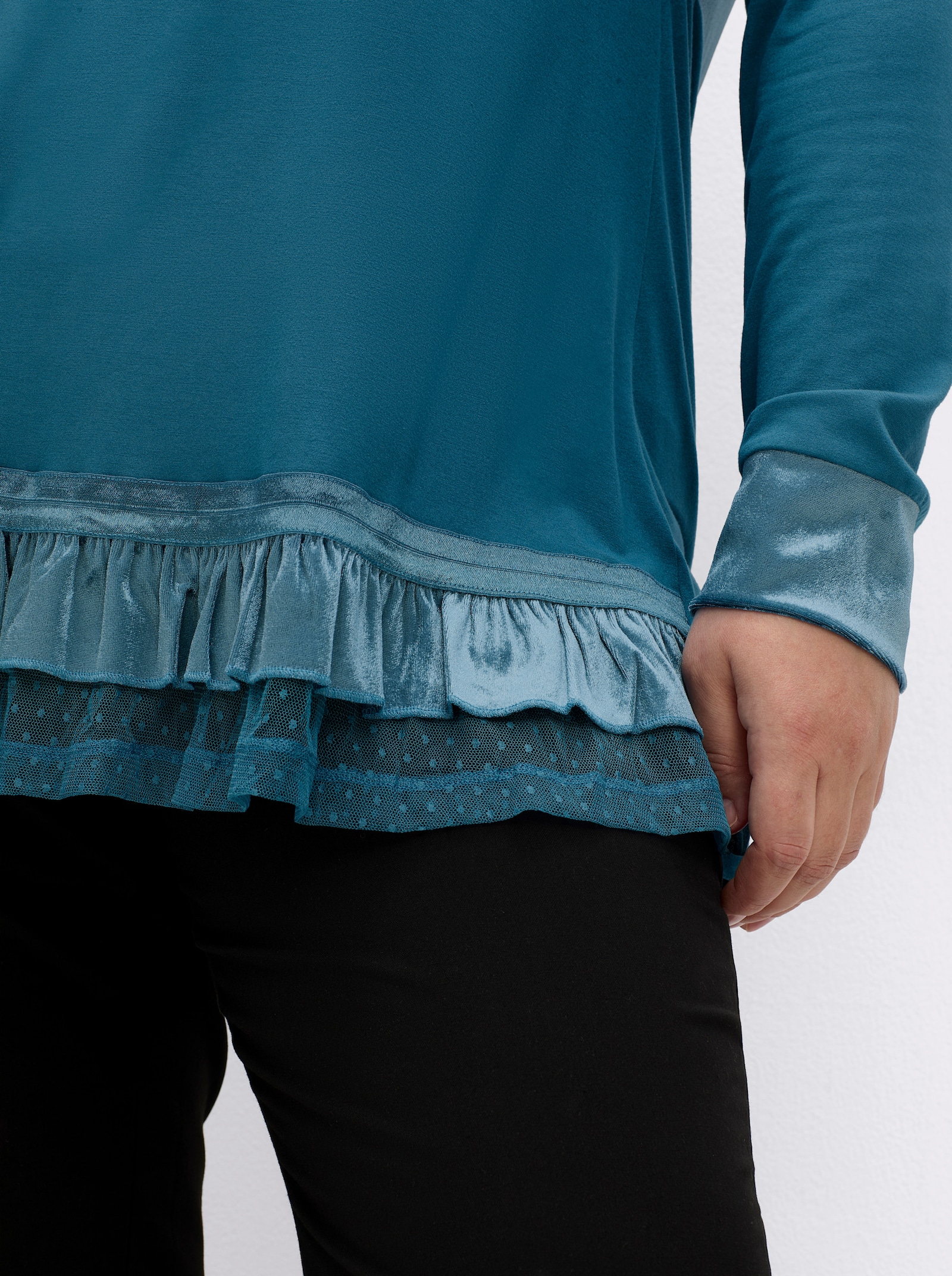 sheego by Joe Browns Shirt im Lagenlook - topas