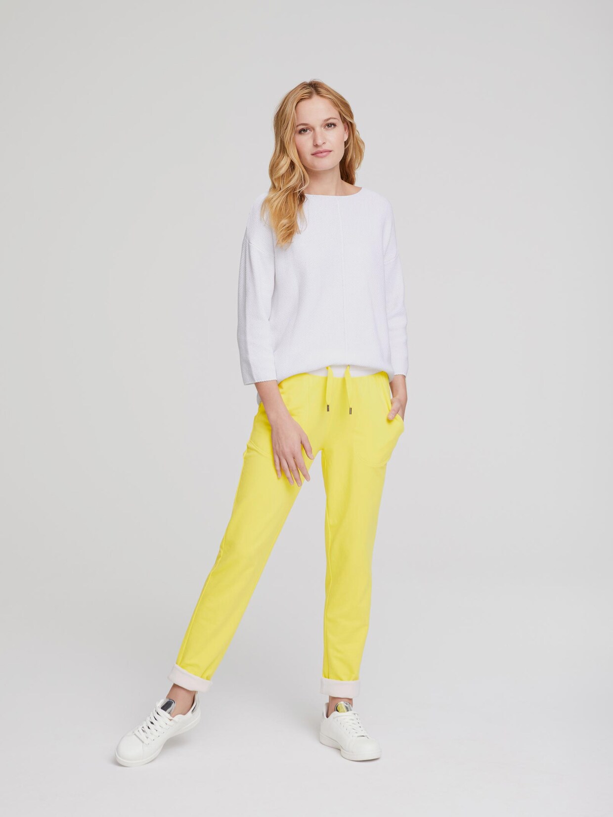 Linea Tesini Oversized Pullover - weiß