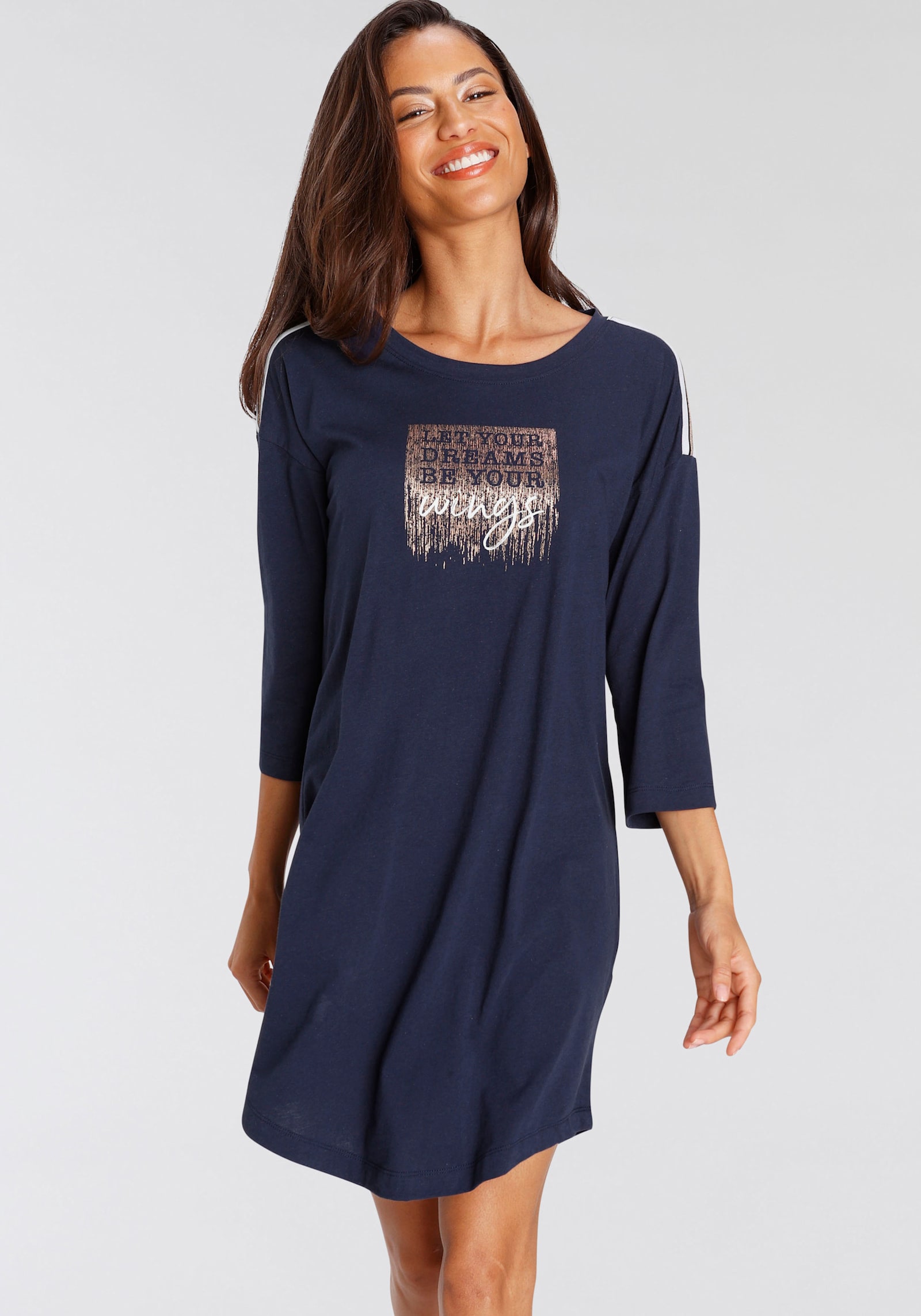 Vivance Dreams Chemise de nuit - bleu foncé