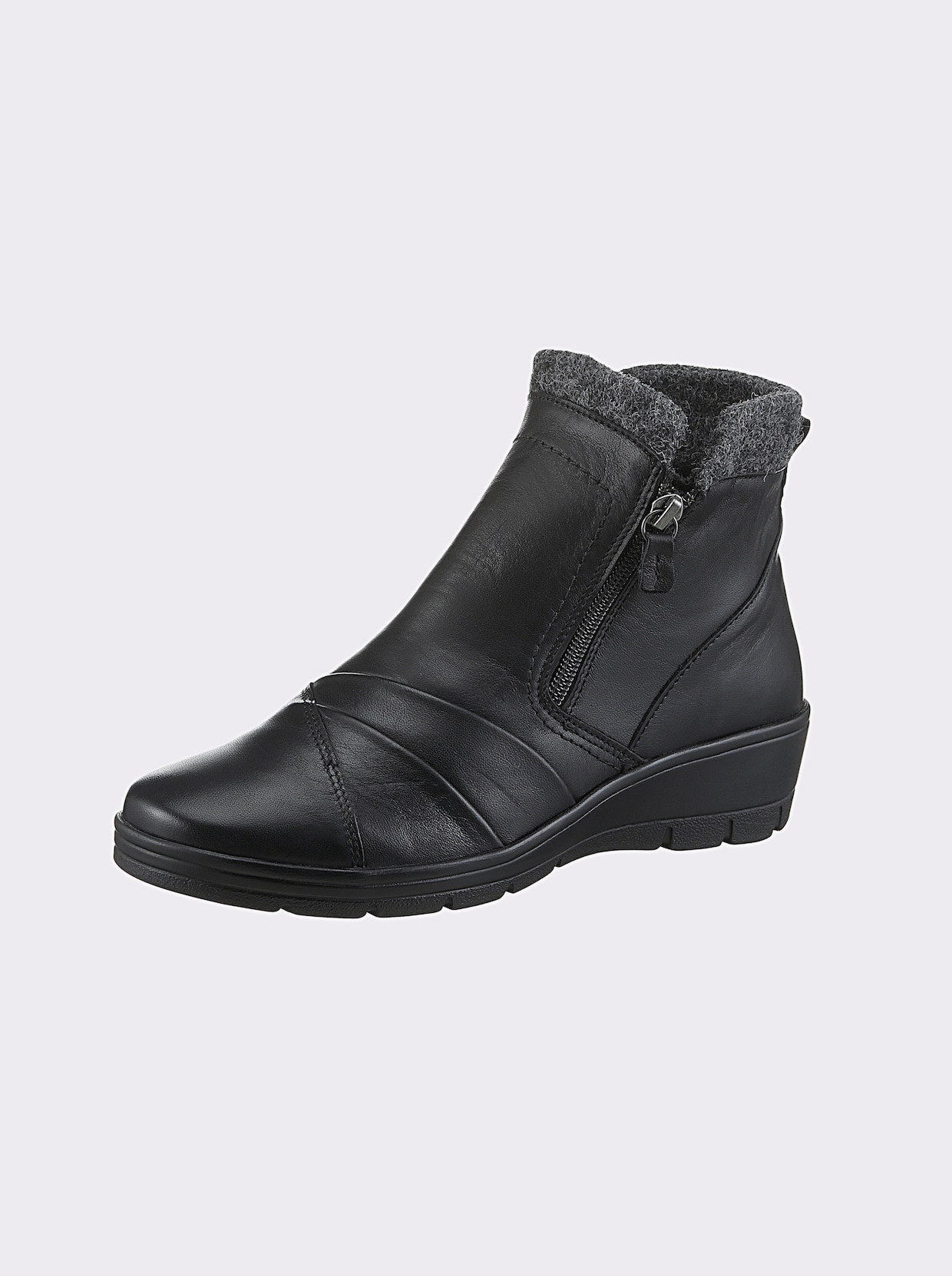 airsoft comfort+ Laarsjes met sleehak - zwart