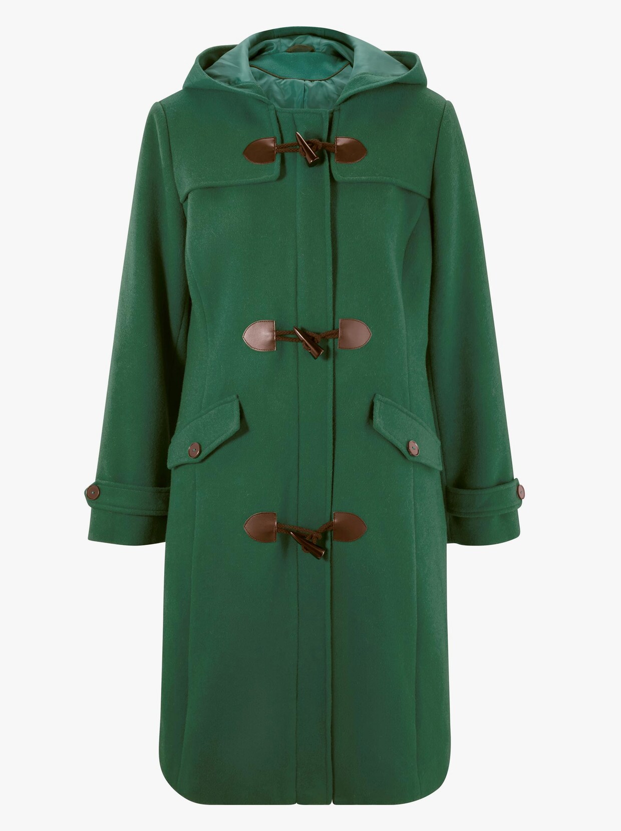Linea Tesini Dufflecoat - moos