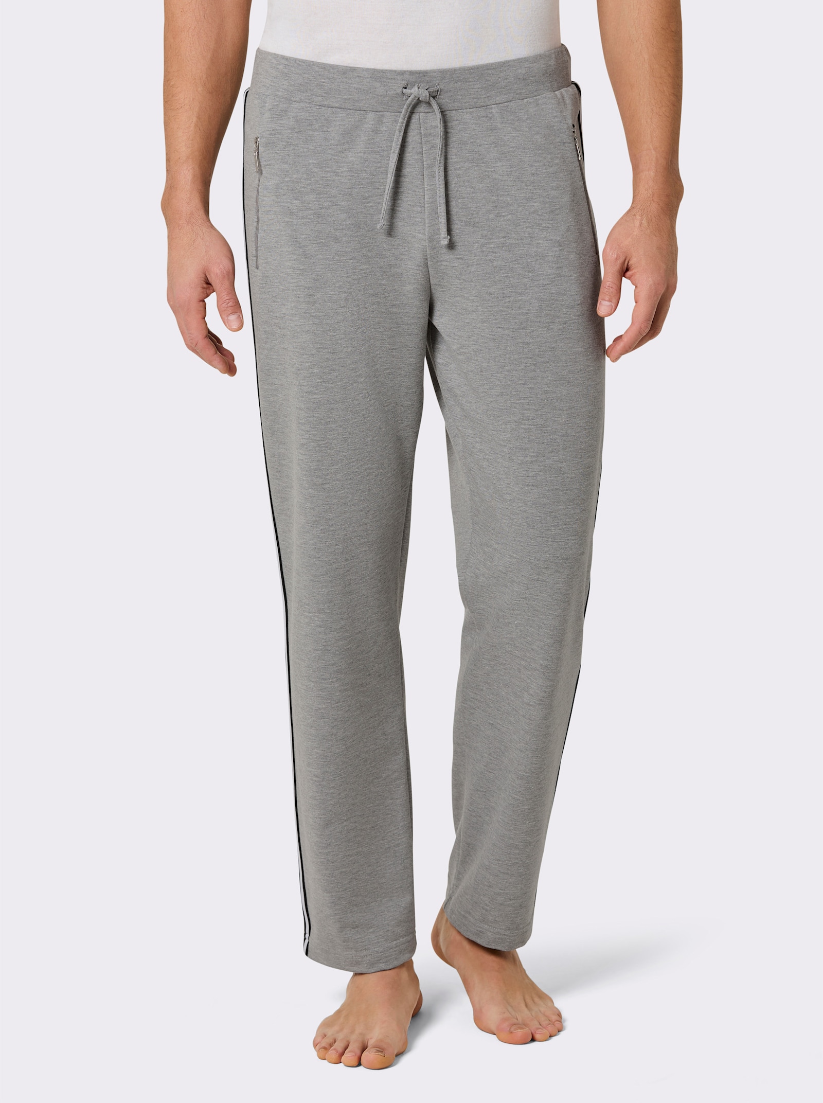 Plantier Jerseyhose - grau-meliert