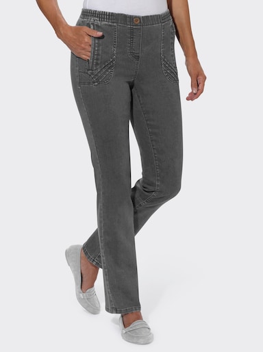 Schlupfjeans - stone-grey-denim