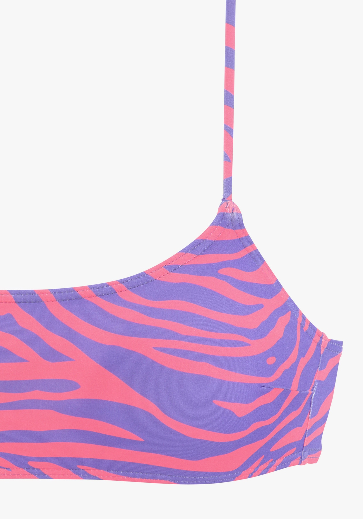 Venice Beach haut de bikini bustier - violet-corail