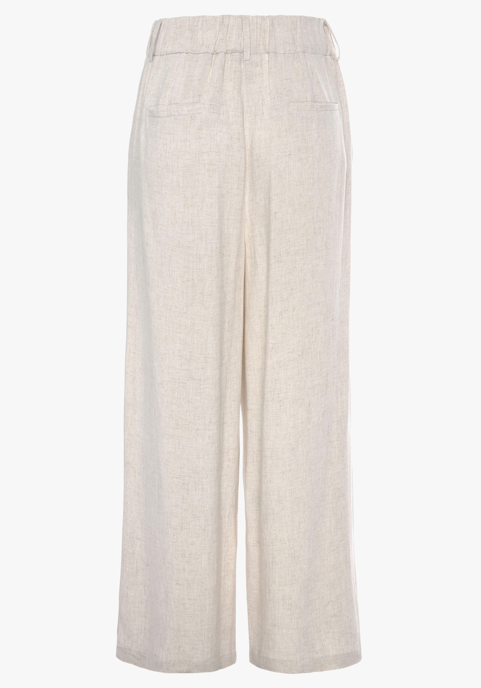 LASCANA Bundfaltenhose - sand
