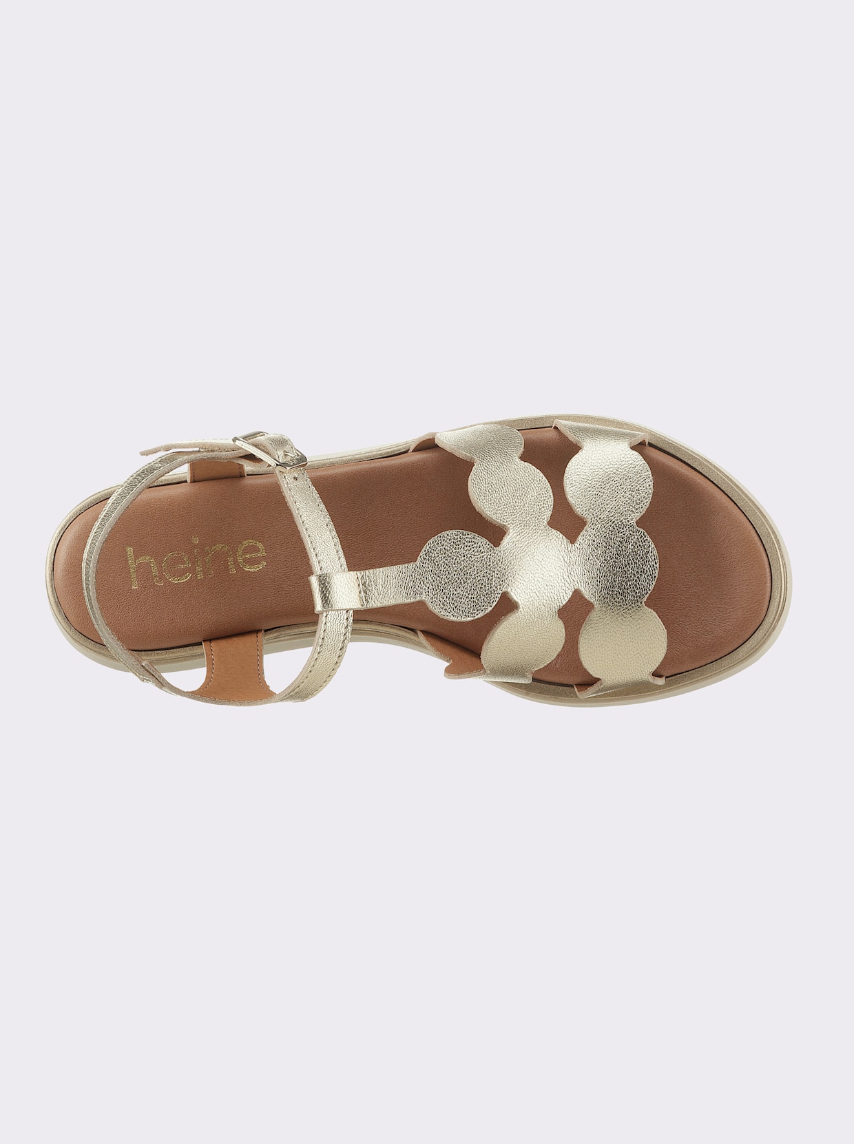 heine Sandalen - goudkleur