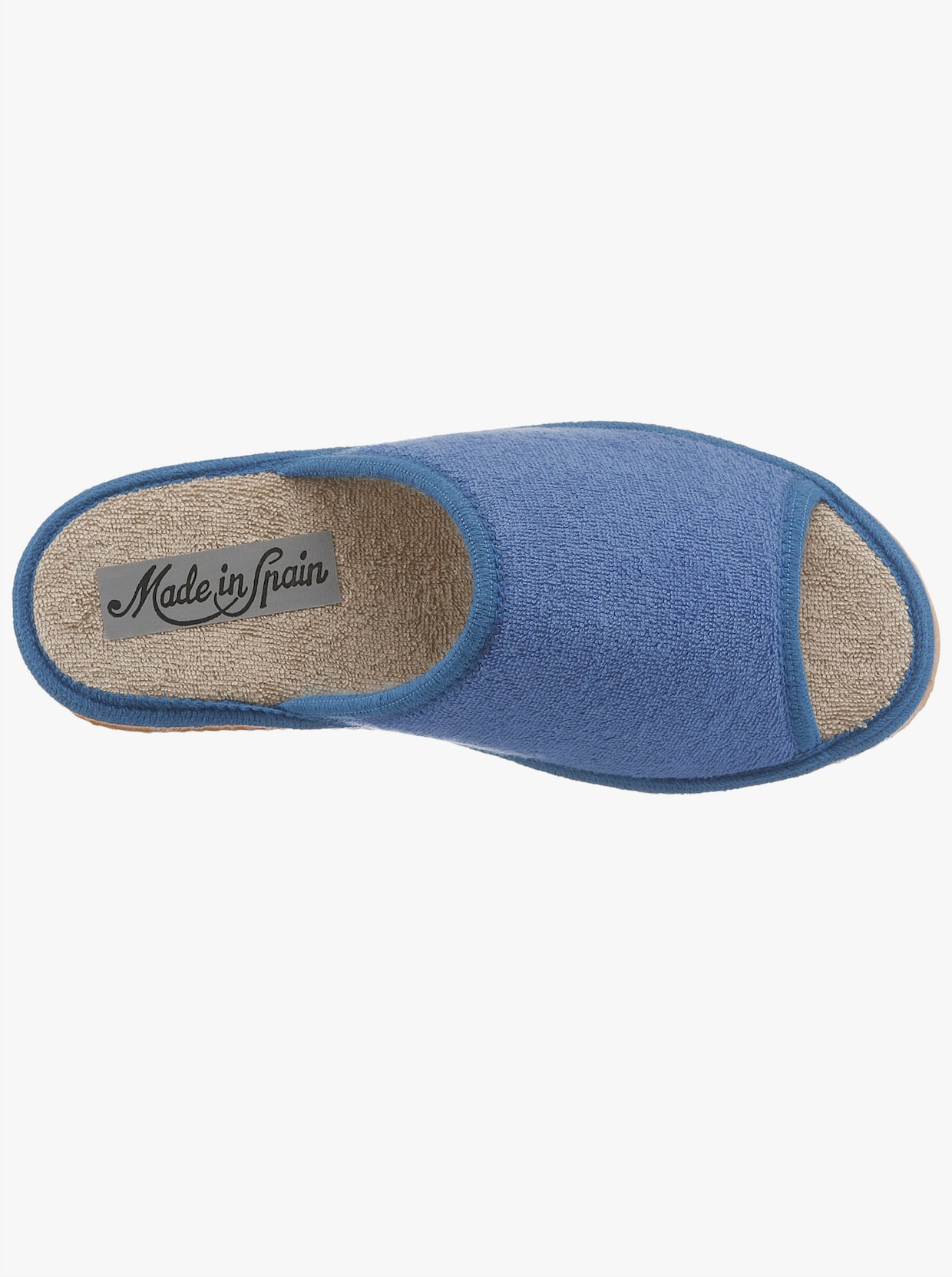 Pantoffels - blauw + marine