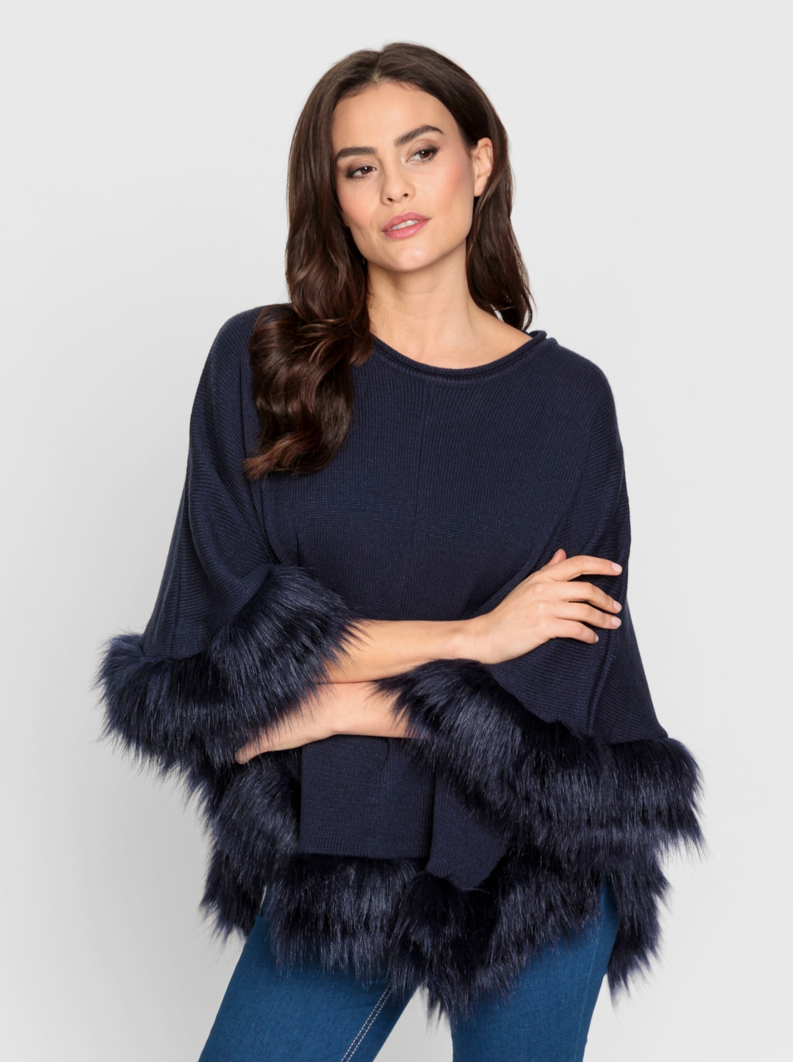 heine Poncho - marine