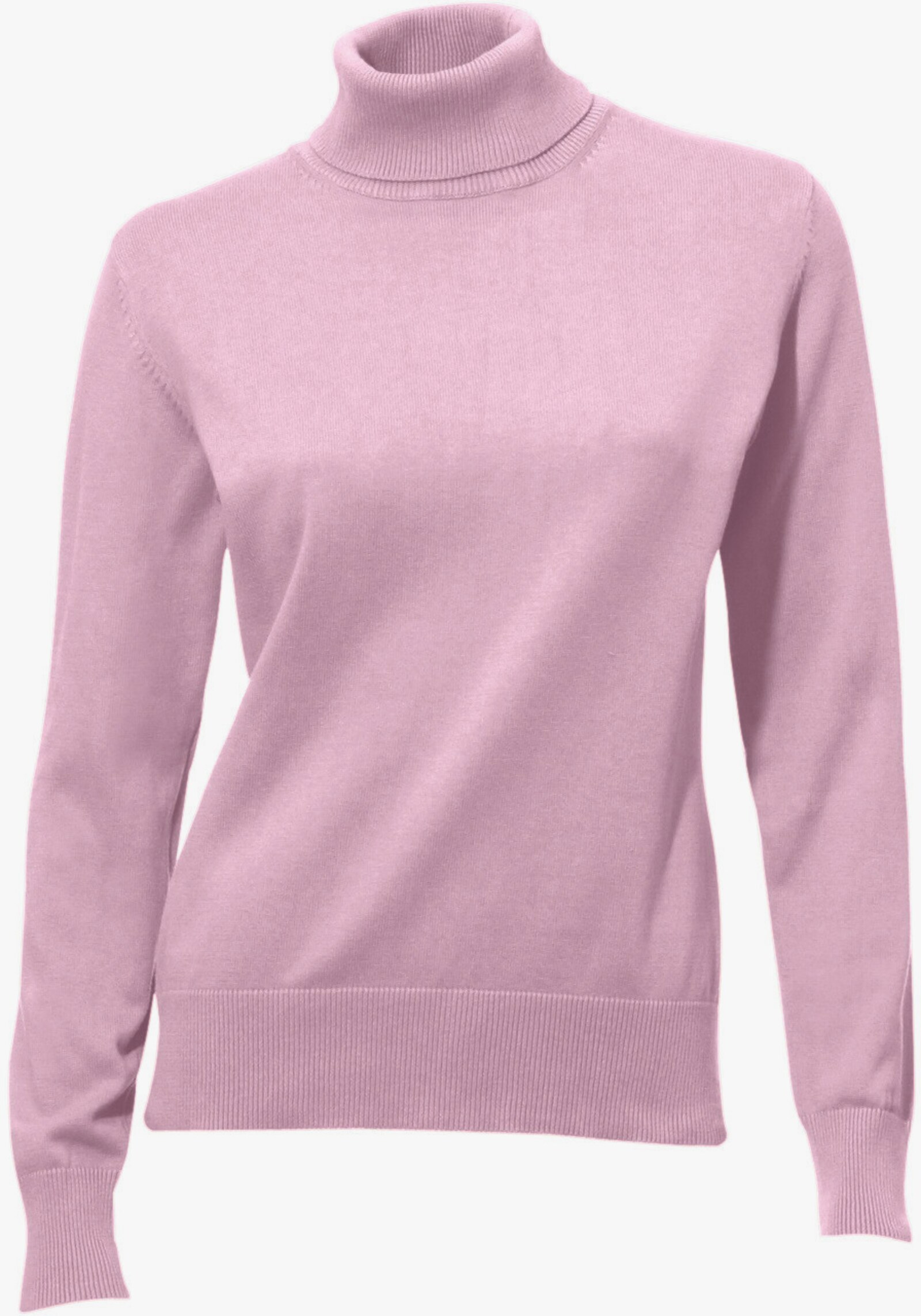 heine Rollkragenpullover in Feinstrick-Qualität - rosé