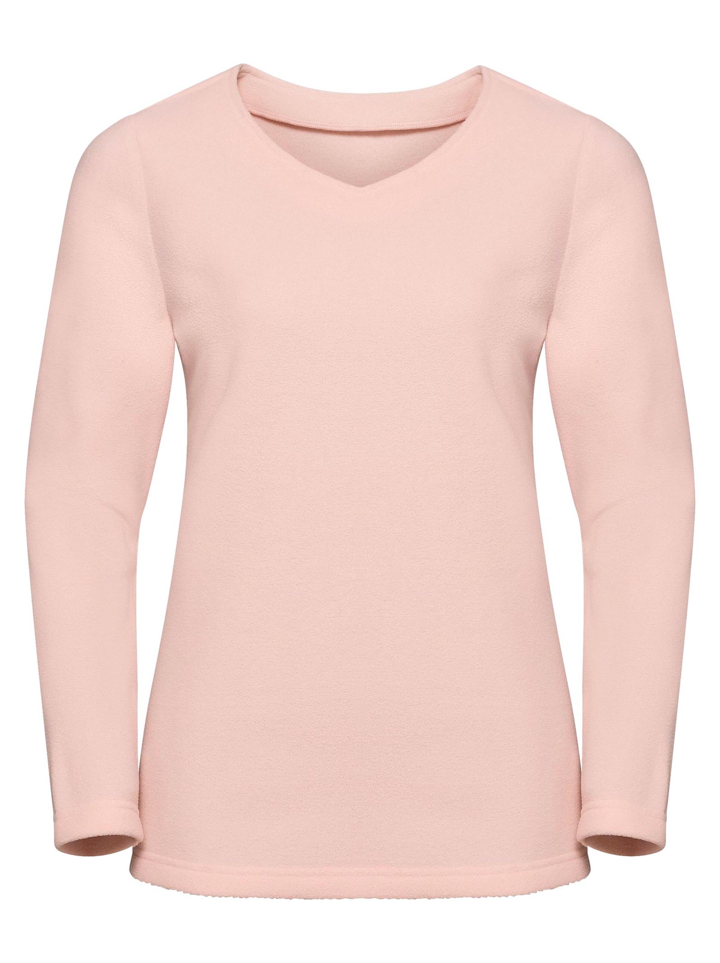 Fleece-Shirt - rosé