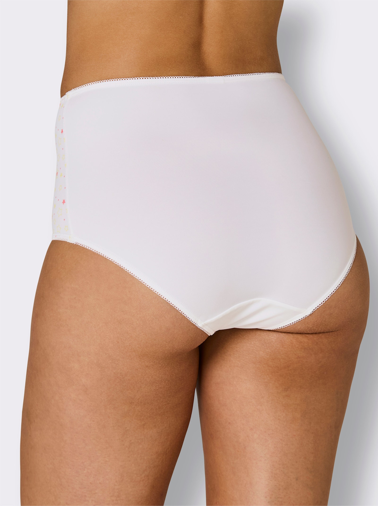 wäschepur Taillenslip - weiß-zitrone