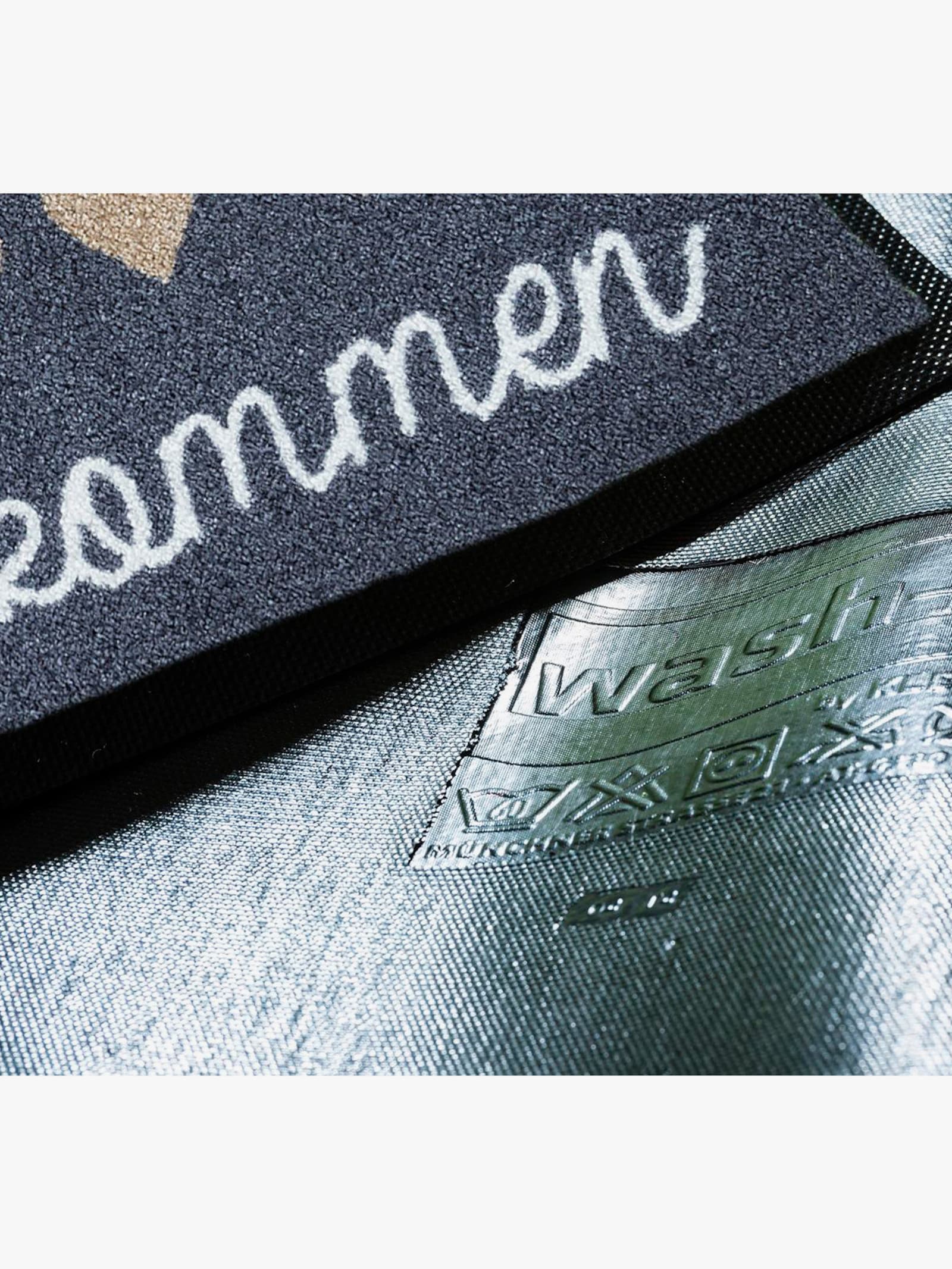 wash+dry by Kleen-Tex Fußmatte - anthrazit-bedruckt