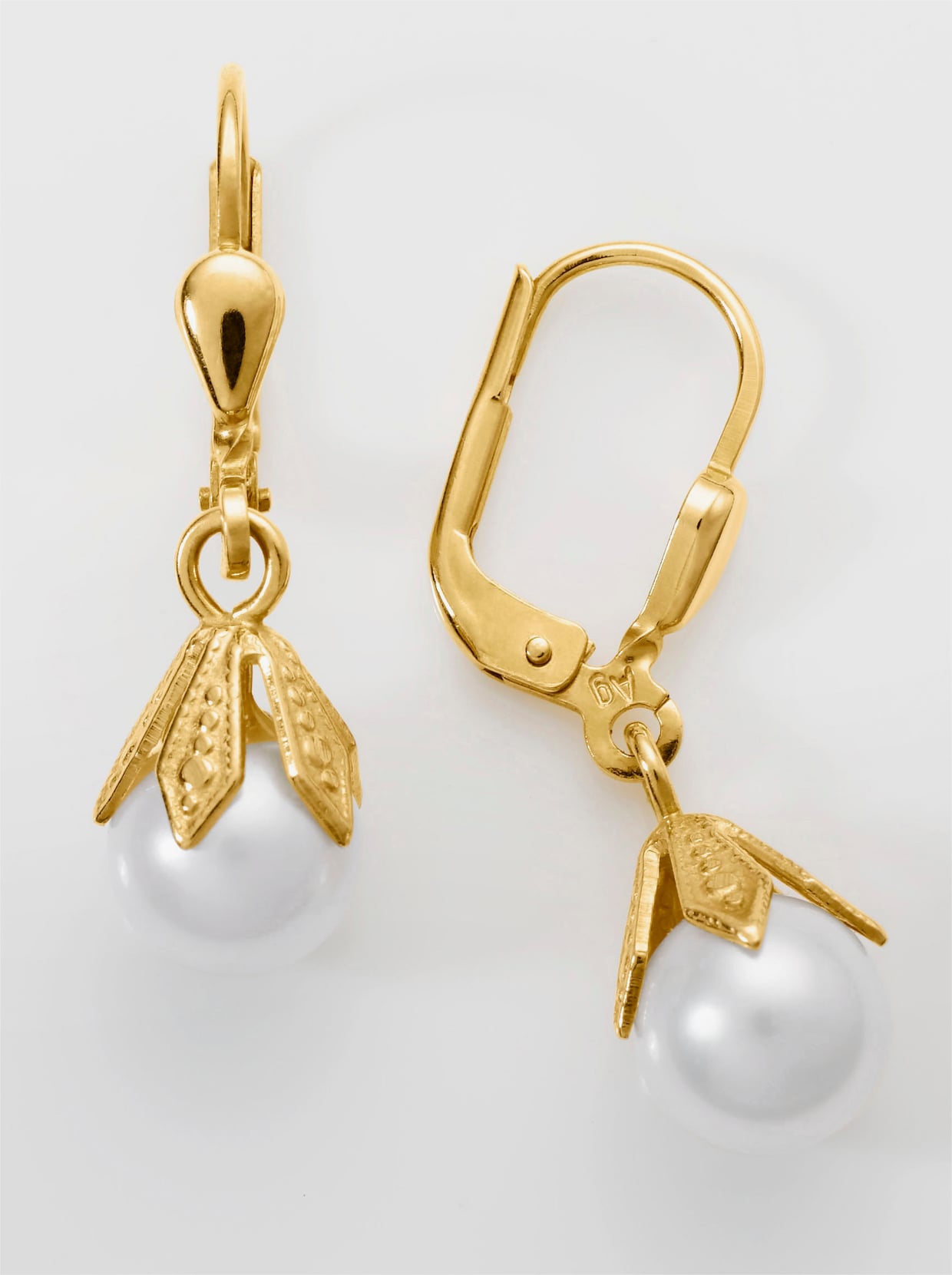 Pendants d'oreilles - Or jaune 375