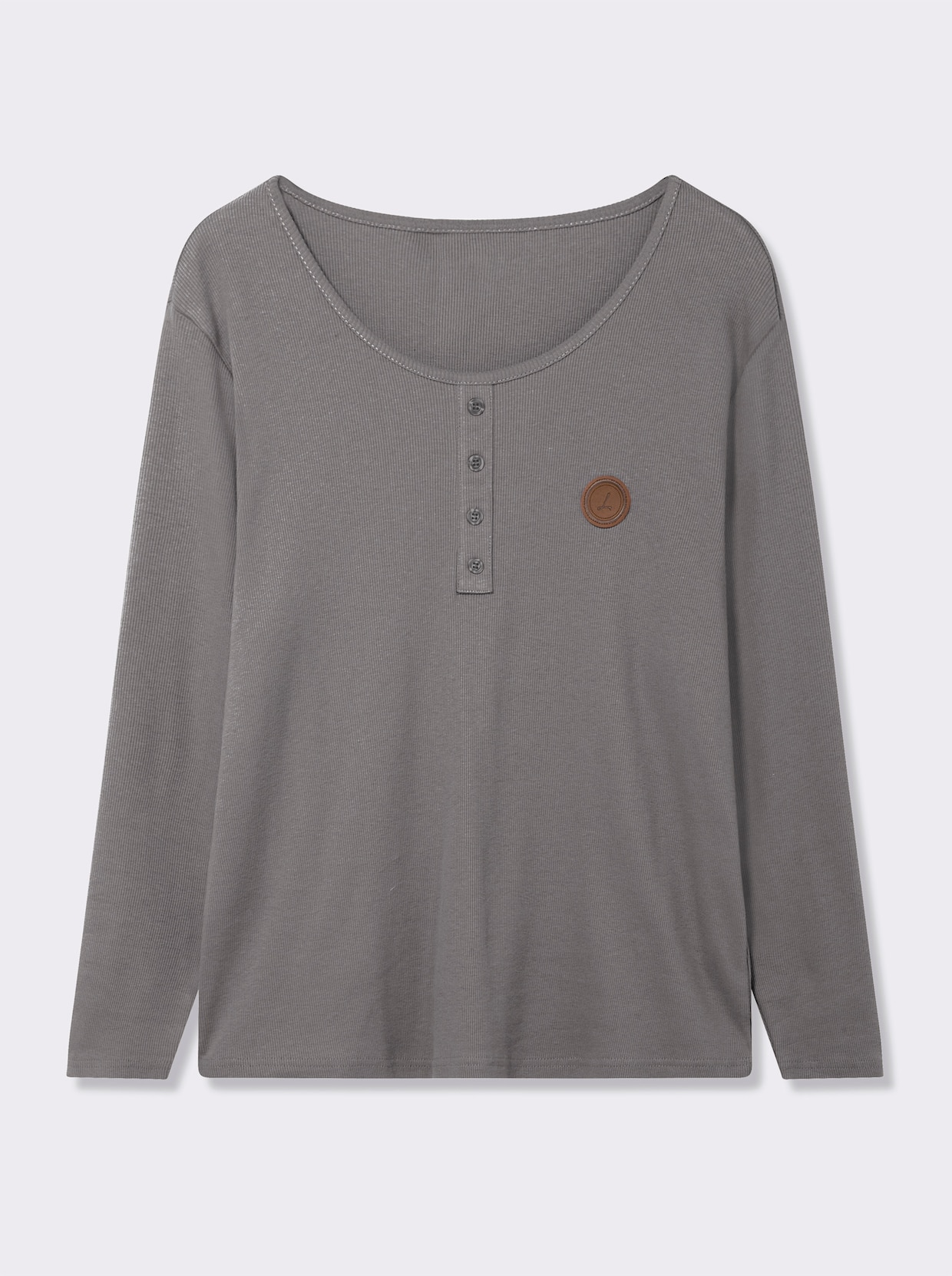 Langarmshirt - grau