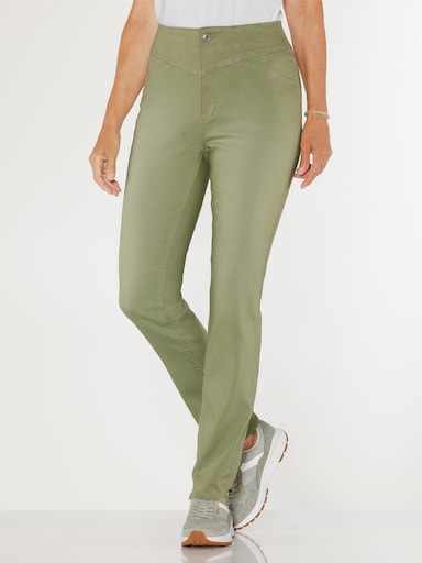 Stretch-Jeans - eucalyptus