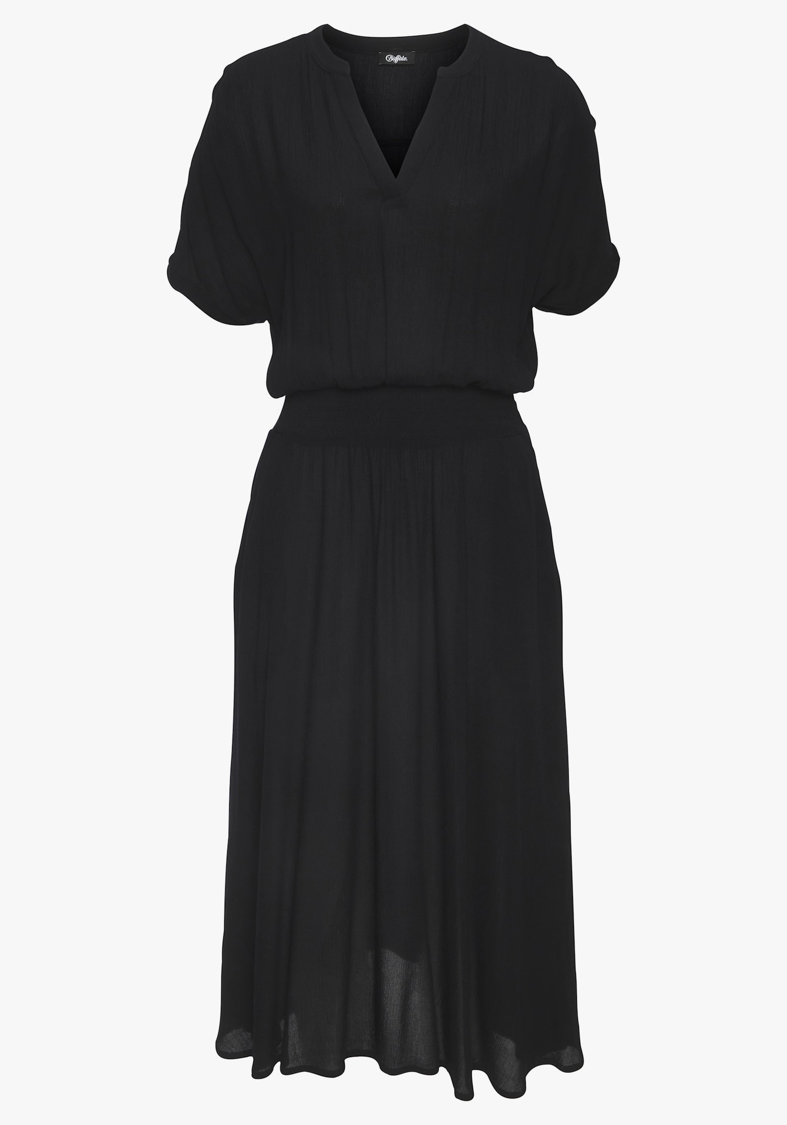 Buffalo Midikleid - schwarz