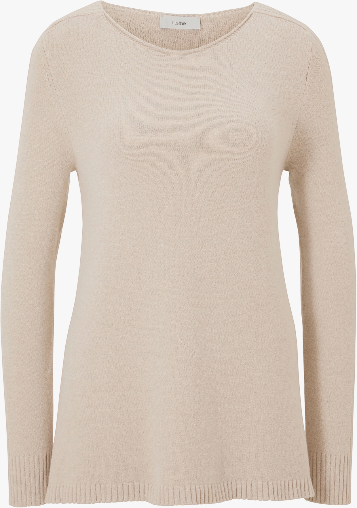 heine Lange pullover - zand