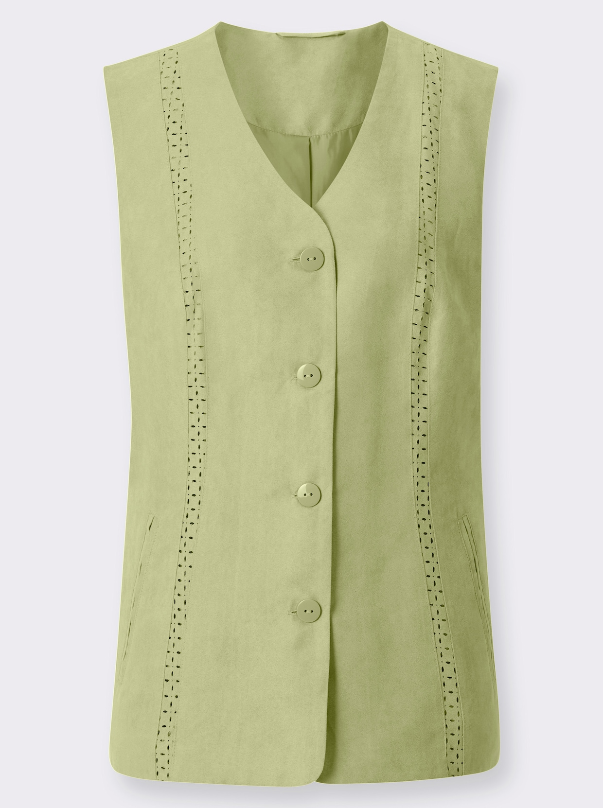 Gilet - lindegroen
