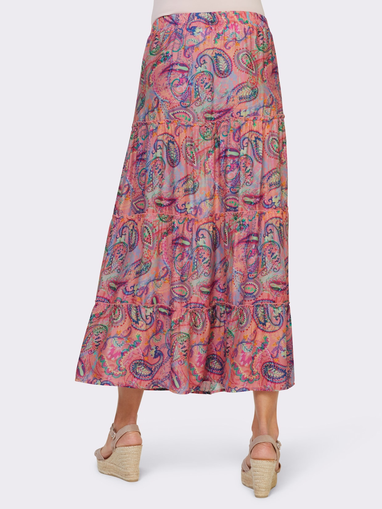 heine Rok met print - flamingo/pink bedrukt