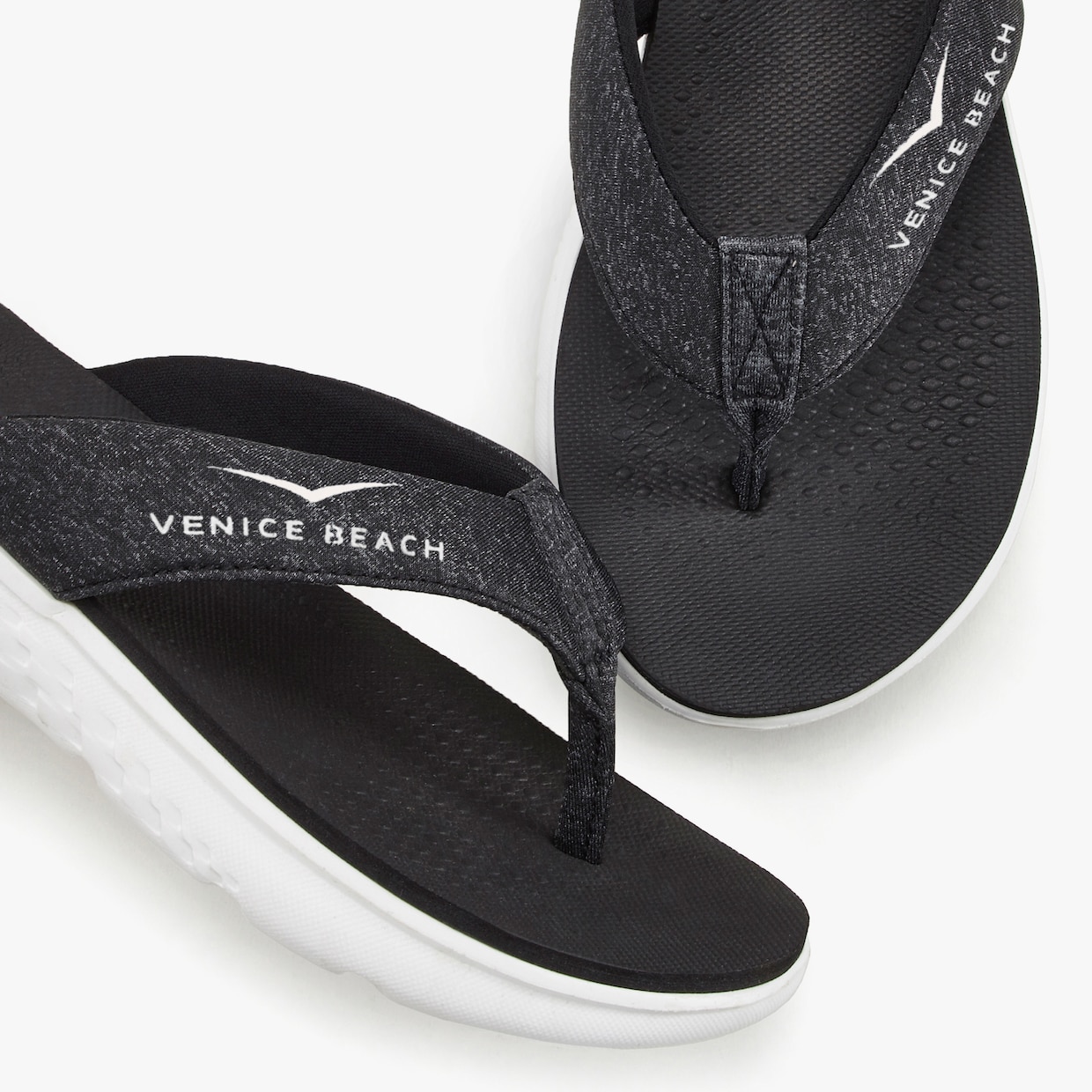 Venice Beach Badslippers - zwart