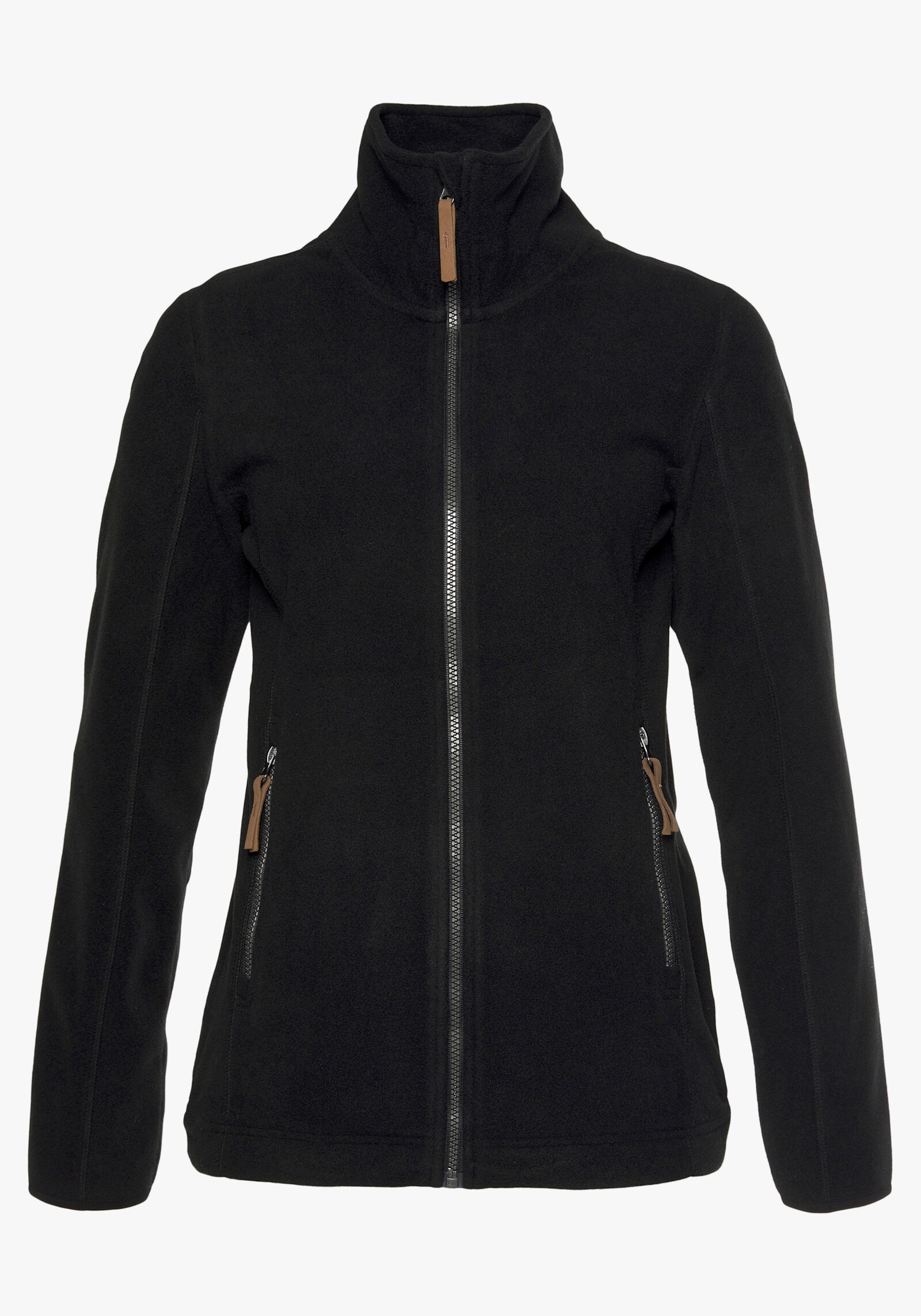 Polarino Fleecejacke - schwarz