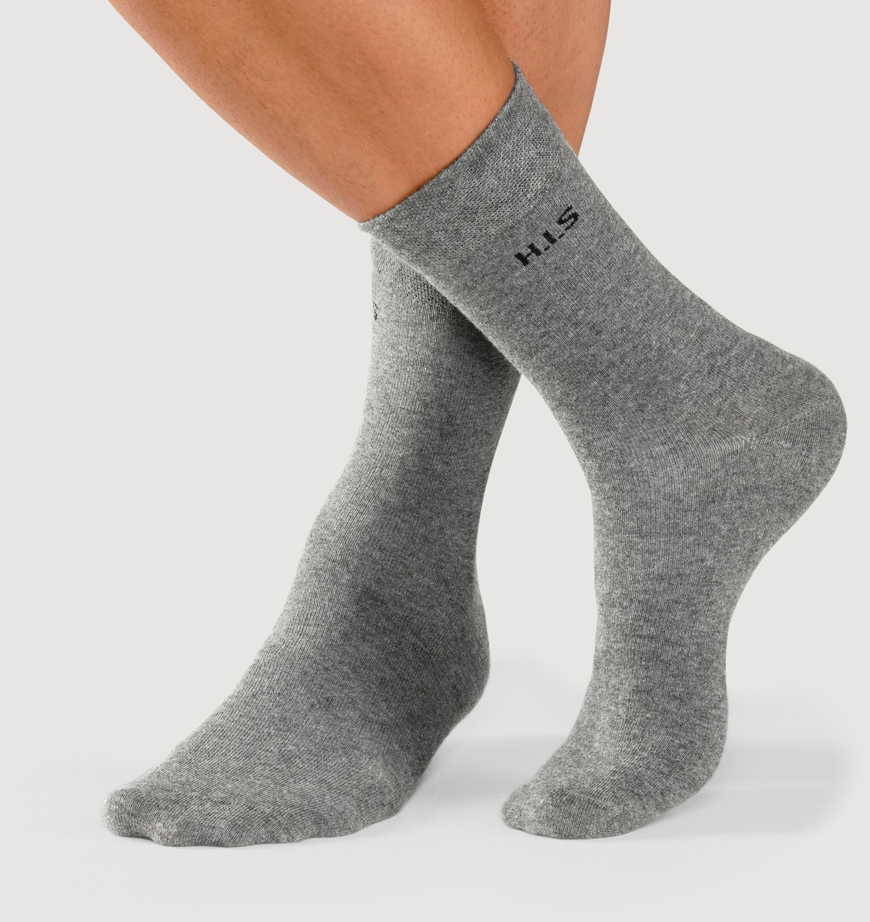 H.I.S Socken - 2x grau, 2x anthrazit