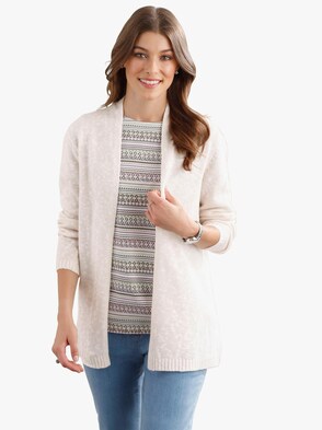 Strickjacke - sand-meliert