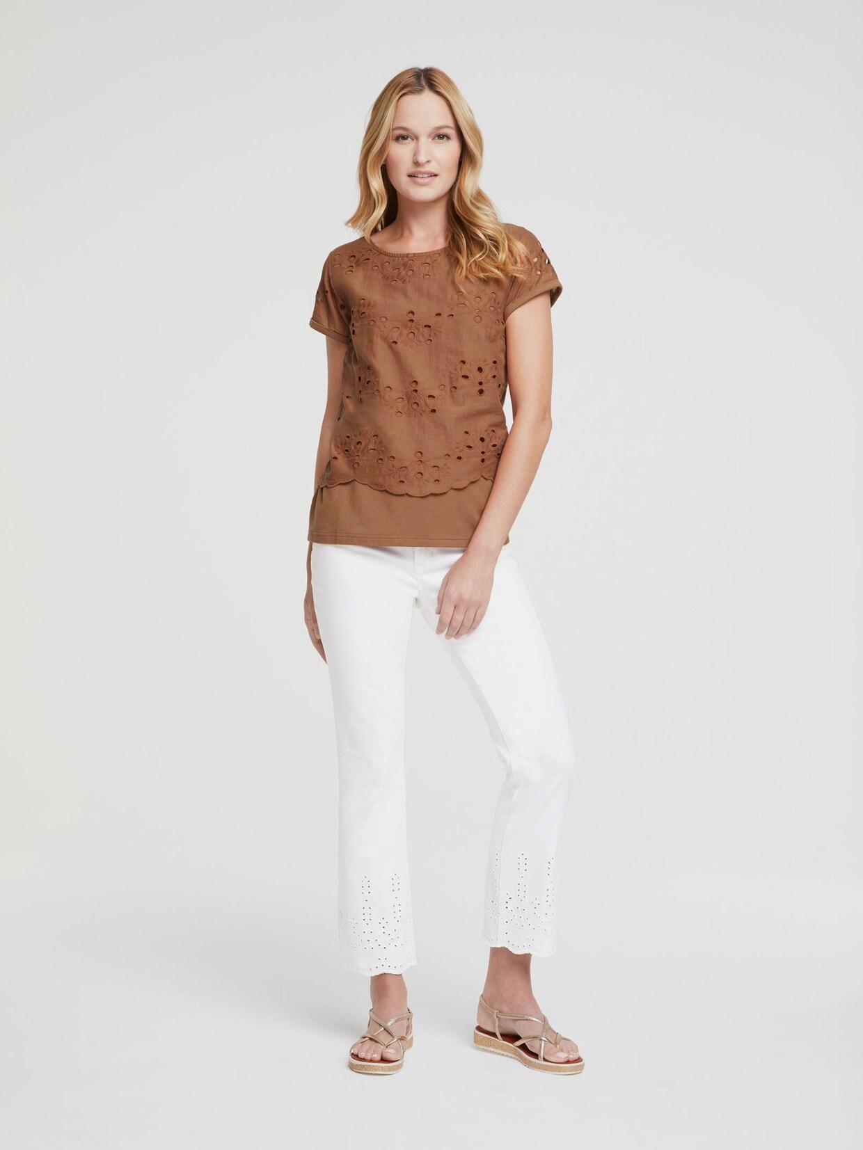 Linea Tesini Shirt - nougat